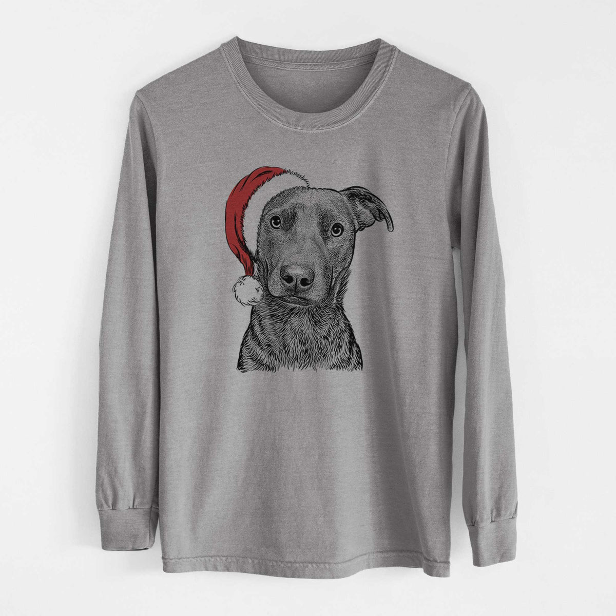 Santa Embyr the Mixed Breed - Heavyweight 100% Cotton Long Sleeve