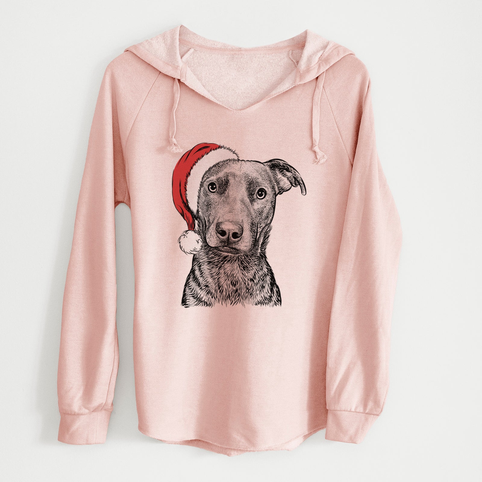 Santa Embyr the Mixed Breed - Cali Wave Hooded Sweatshirt