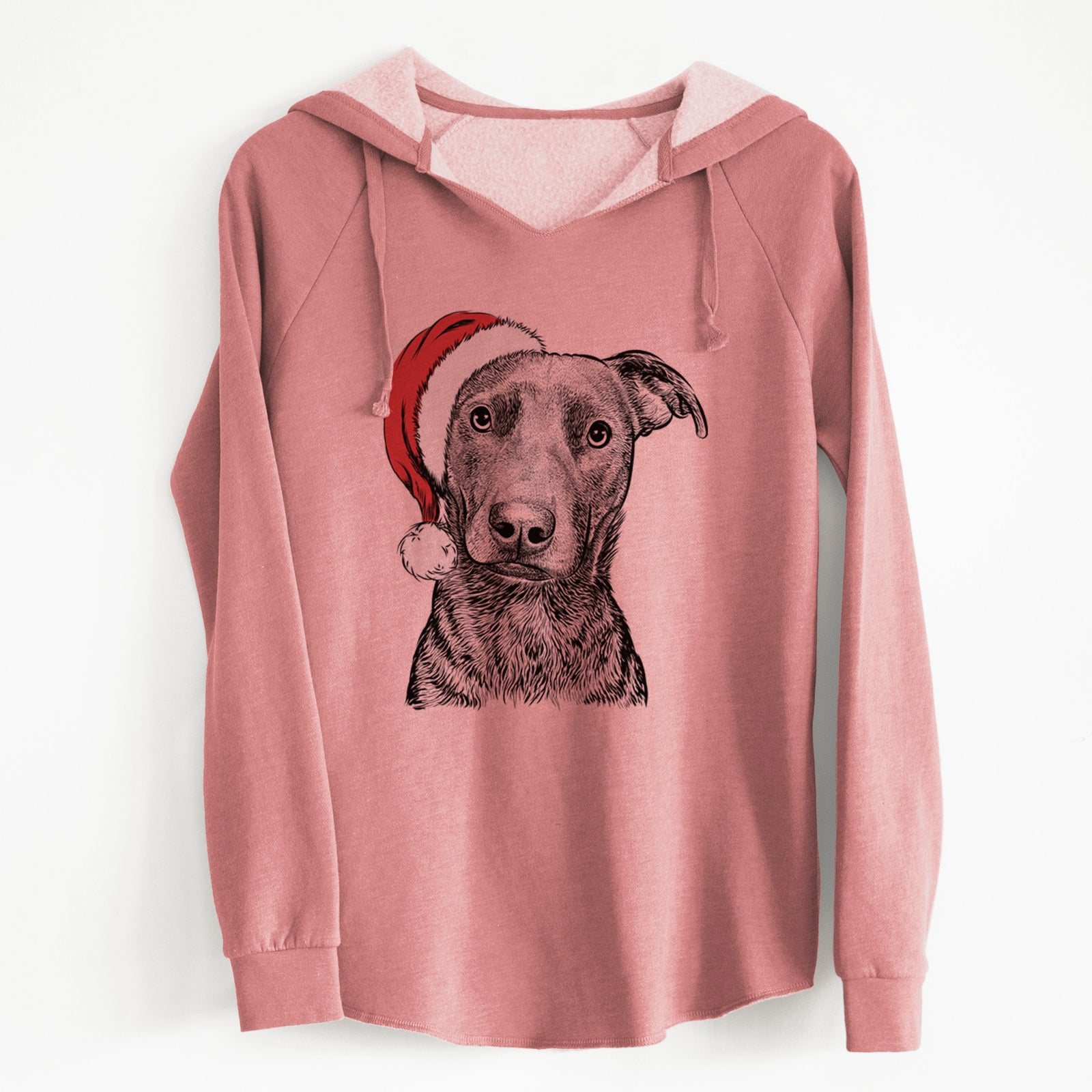 Santa Embyr the Mixed Breed - Cali Wave Hooded Sweatshirt
