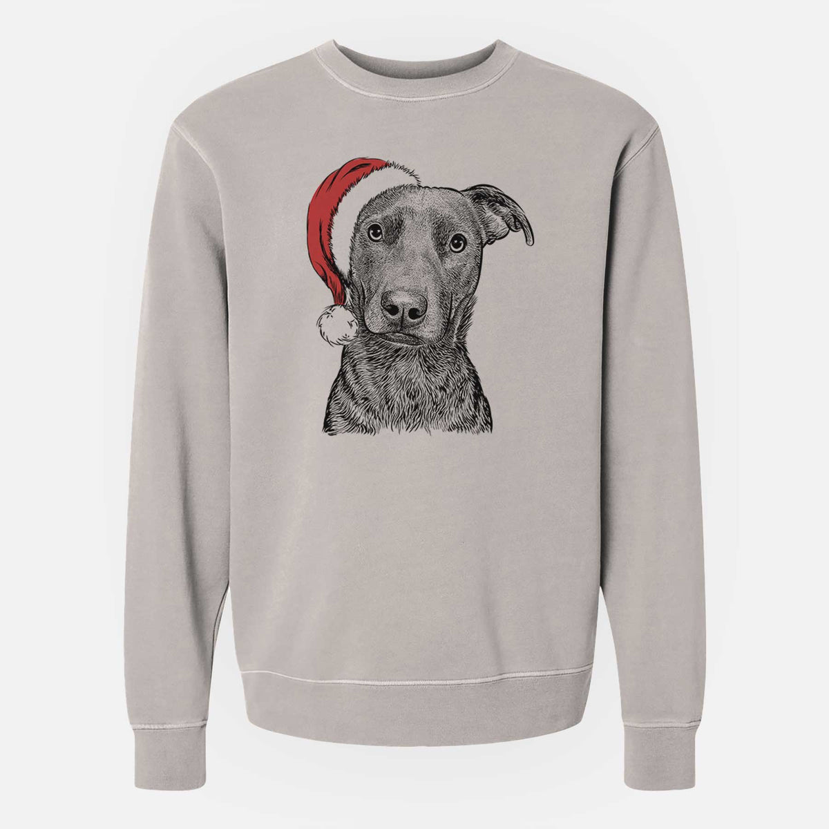 Santa Embyr the Mixed Breed - Unisex Pigment Dyed Crew Sweatshirt