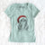 Santa Emma the Cocker Spaniel - Women's V-neck Shirt