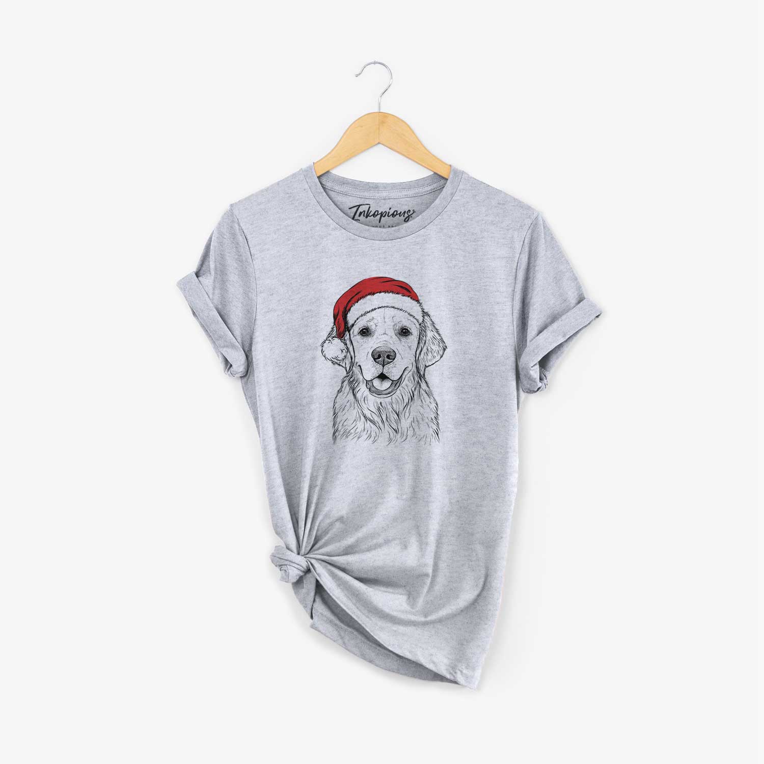 Santa Emma the Golden Retriever - Unisex Crewneck