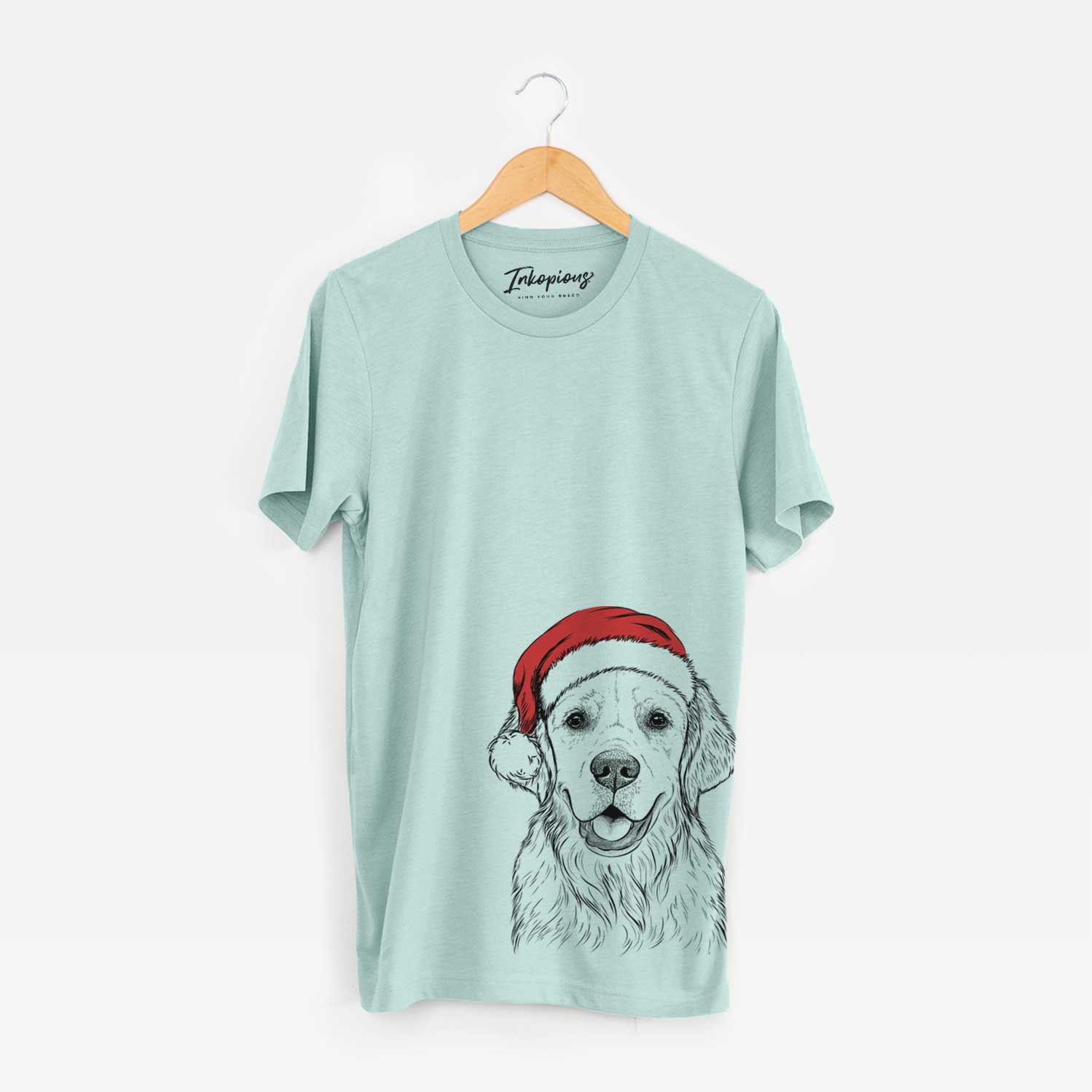 Santa Emma the Golden Retriever - Unisex Crewneck
