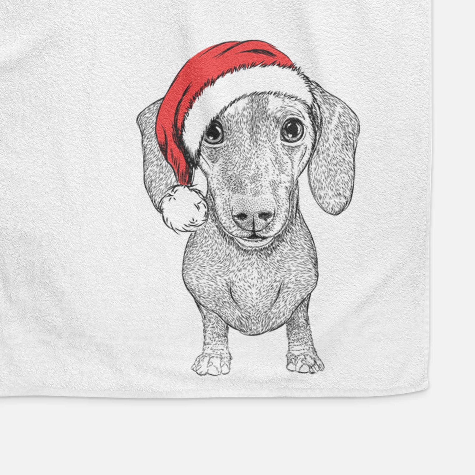 Ernie the Mini Dachshund Decorative Hand Towel