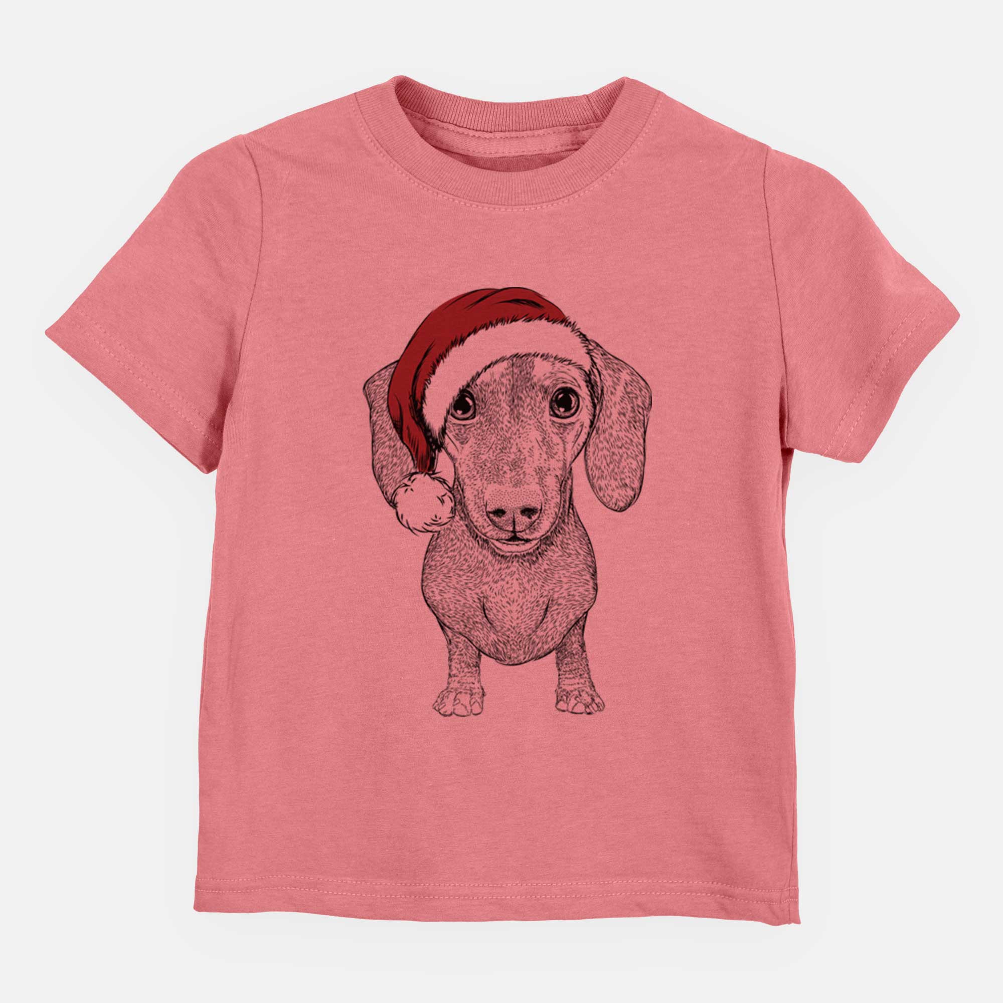 Santa Ernie the Mini Dachshund - Kids/Youth/Toddler Shirt