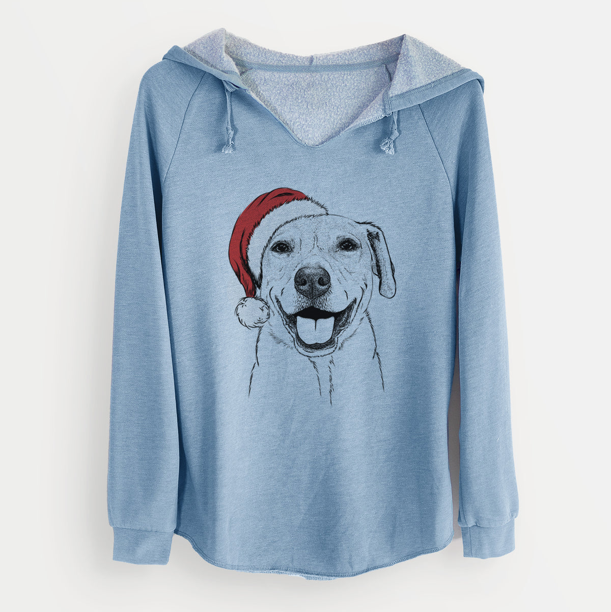 Santa Ernie the Mixed Breed - Cali Wave Hooded Sweatshirt