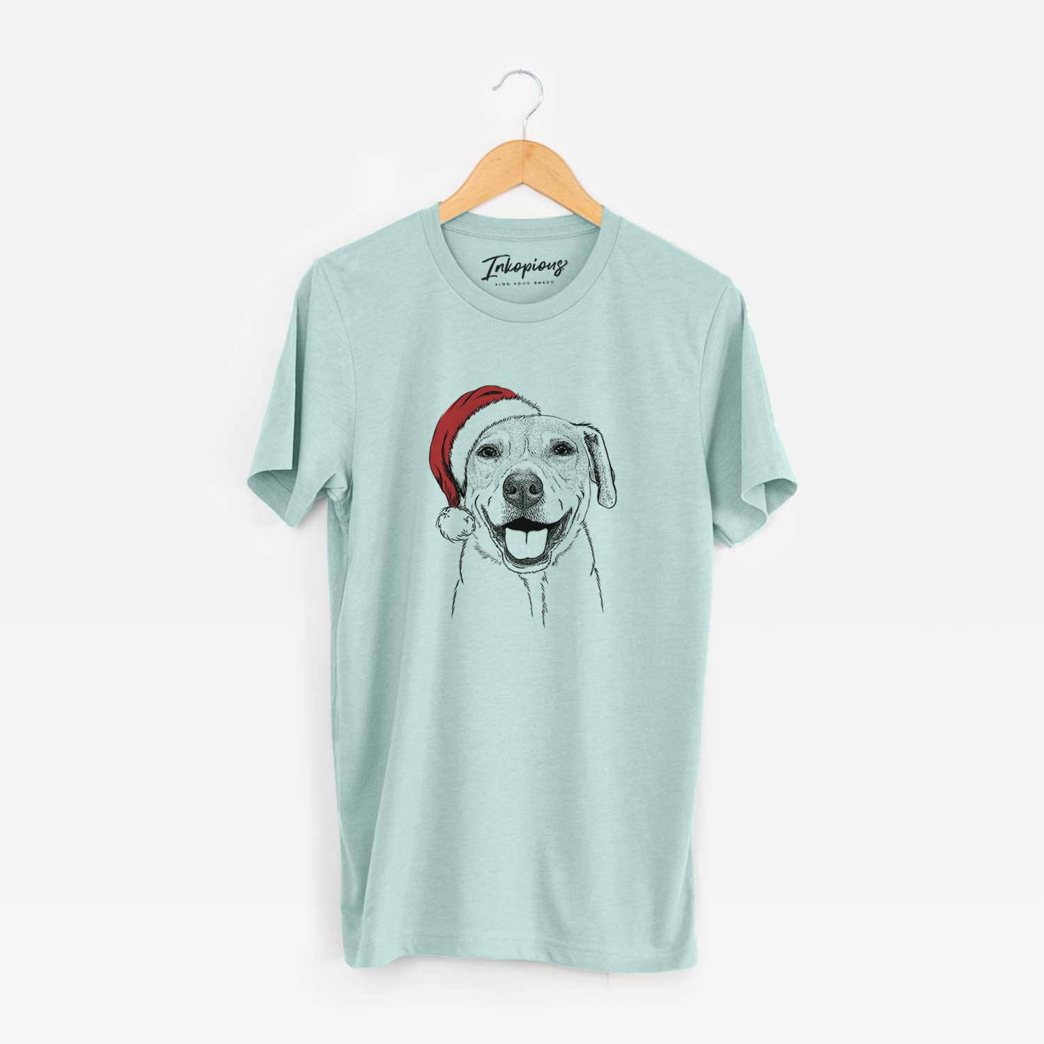 Santa Ernie the Mixed Breed - Unisex Crewneck