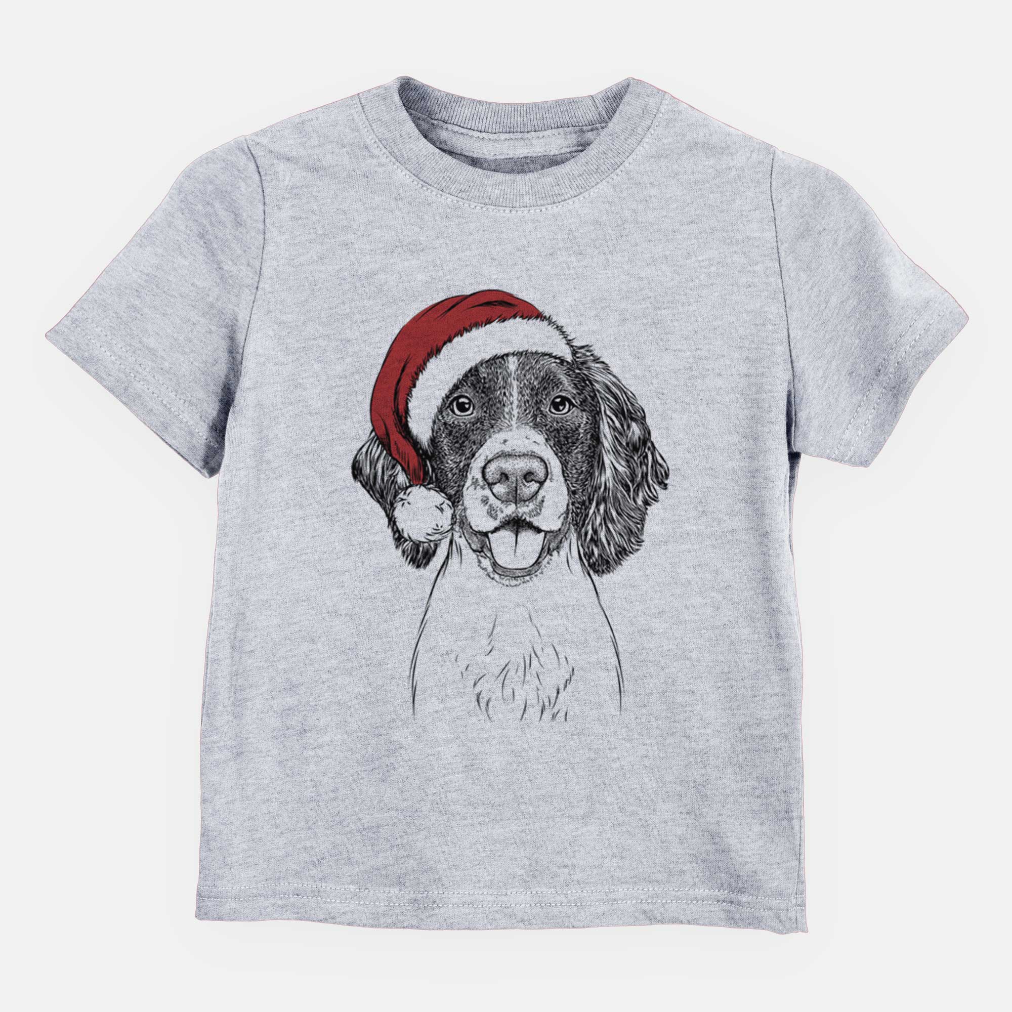 Santa Ever the English Springer Spaniel - Kids/Youth/Toddler Shirt