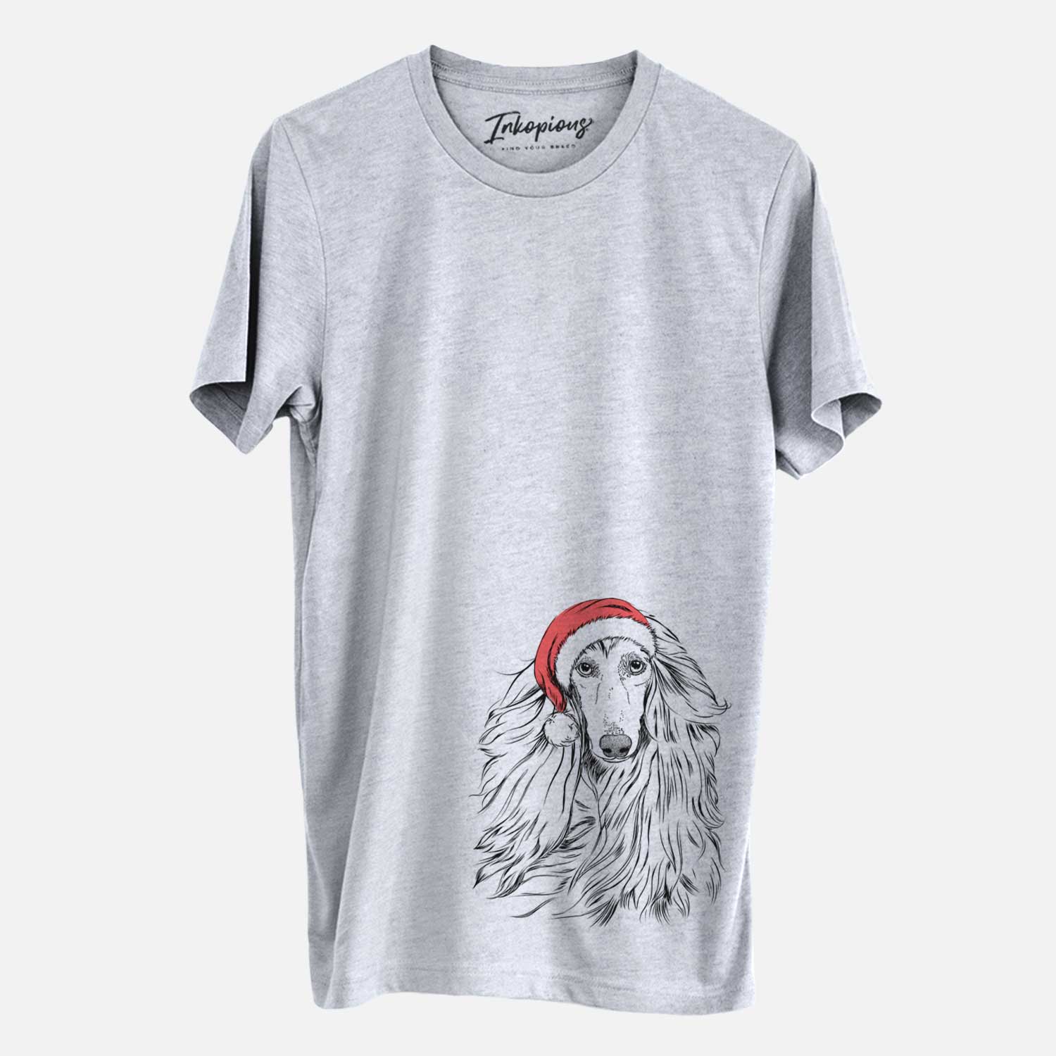 Santa Fabio the Afghan Hound - Unisex Crewneck