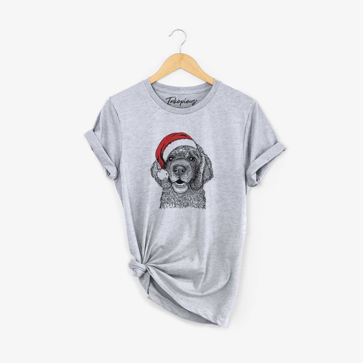 Santa Fannie Mae the Cocker Spaniel - Unisex Crewneck