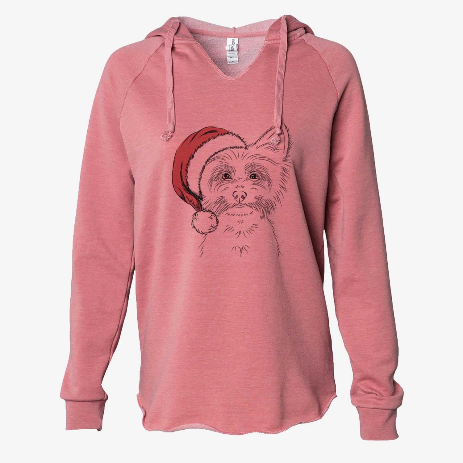 Farva the Yorkshire Terrier - Cali Wave Hooded Sweatshirt