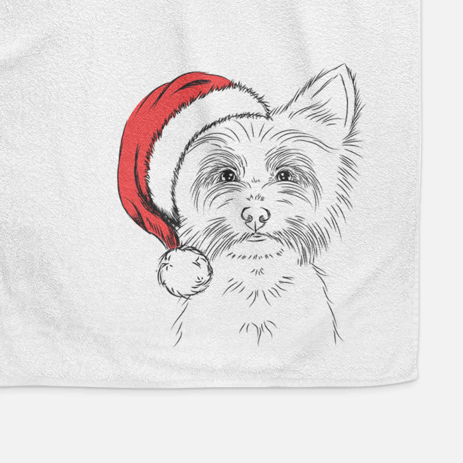 Farva the Yorkshire Terrier Decorative Hand Towel