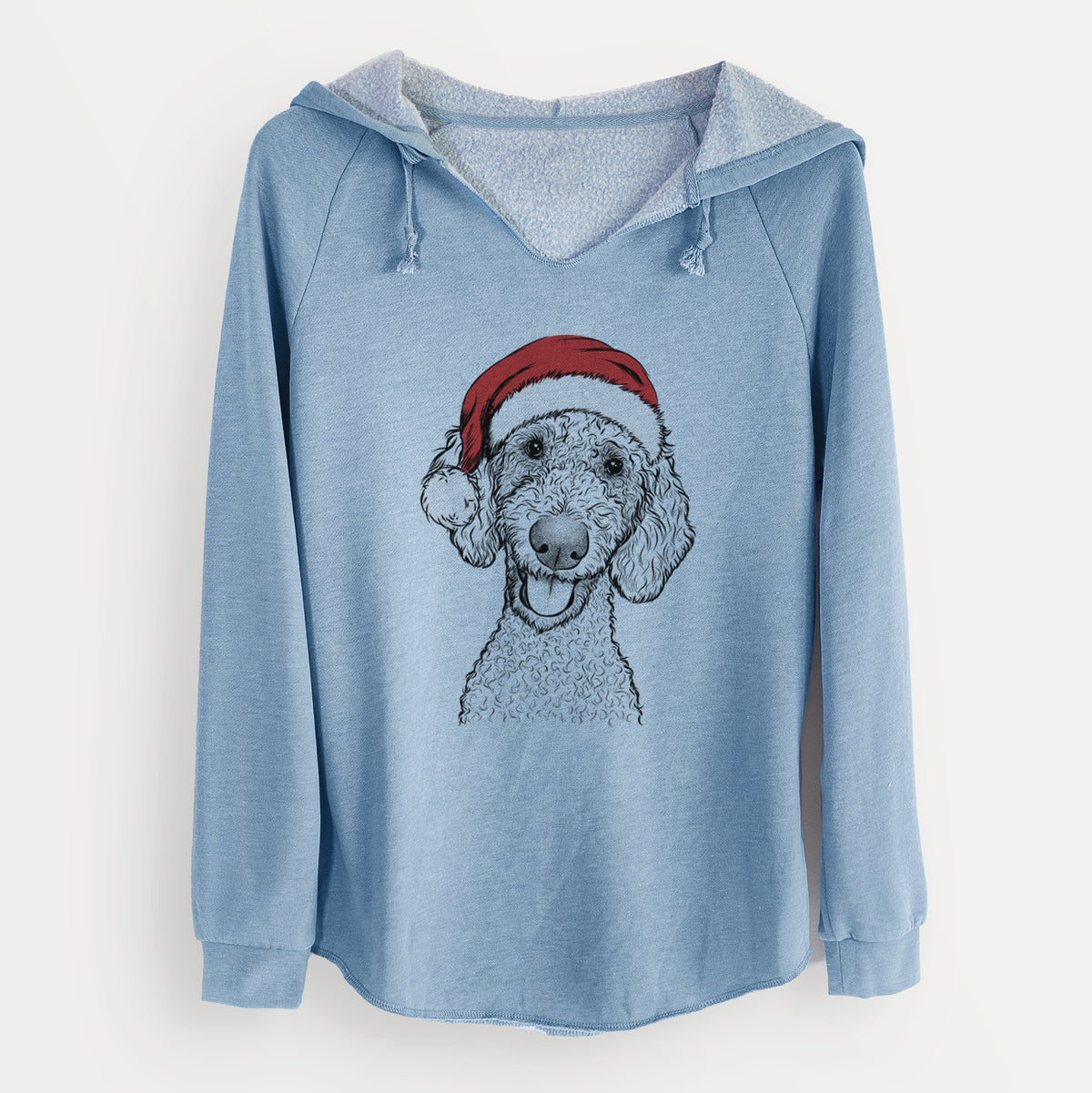 Santa Fenway the Goldendoodle - Cali Wave Hooded Sweatshirt