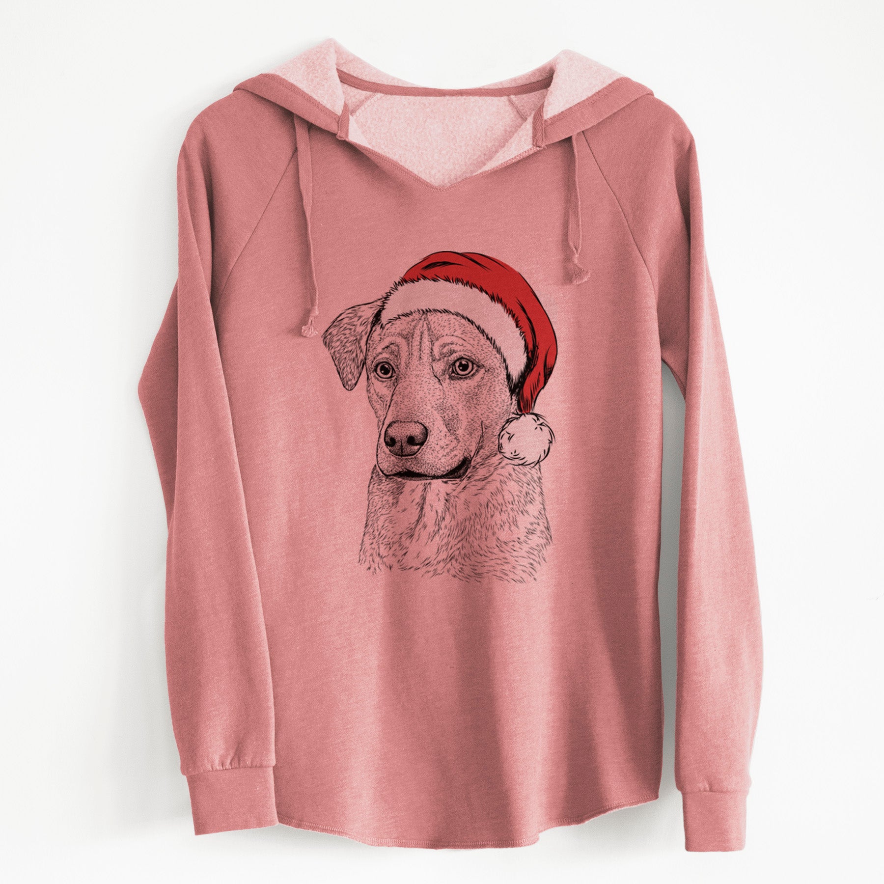 Santa Feta the Mixed Breed - Cali Wave Hooded Sweatshirt