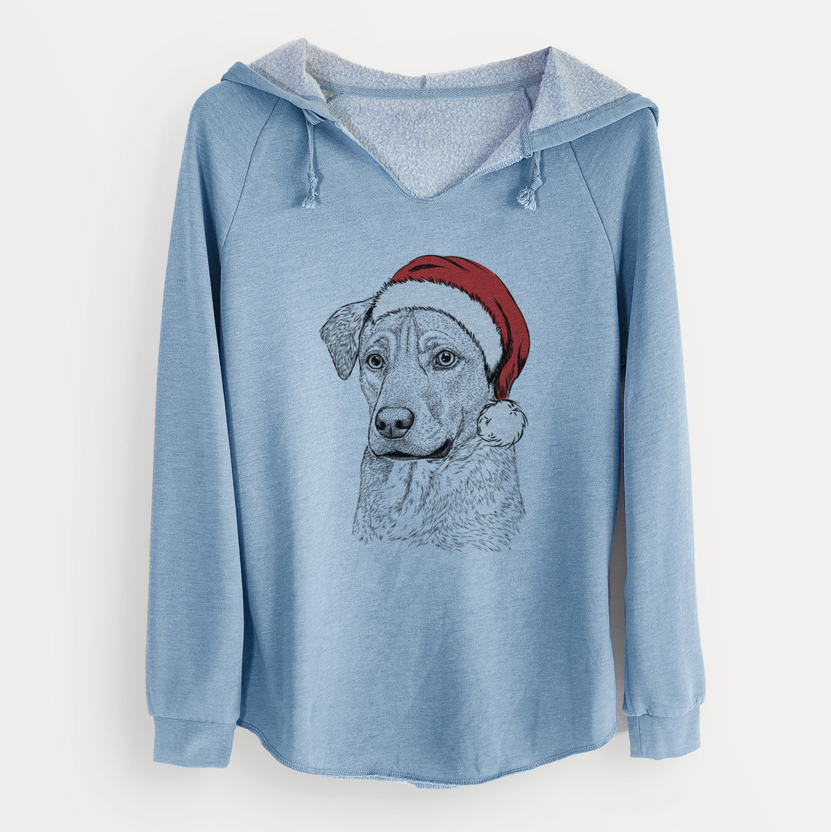 Santa Feta the Mixed Breed - Cali Wave Hooded Sweatshirt