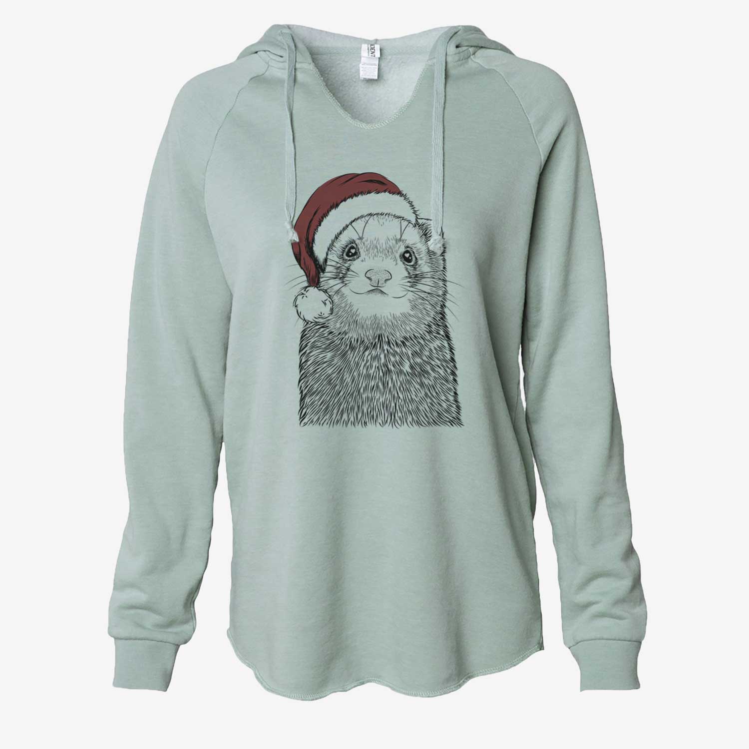 Fig the Ferret - Cali Wave Hooded Sweatshirt