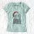 Santa Fig the Ferret - Women's V-neck Shirt