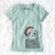 Santa Fig the Ferret - Women's V-neck Shirt