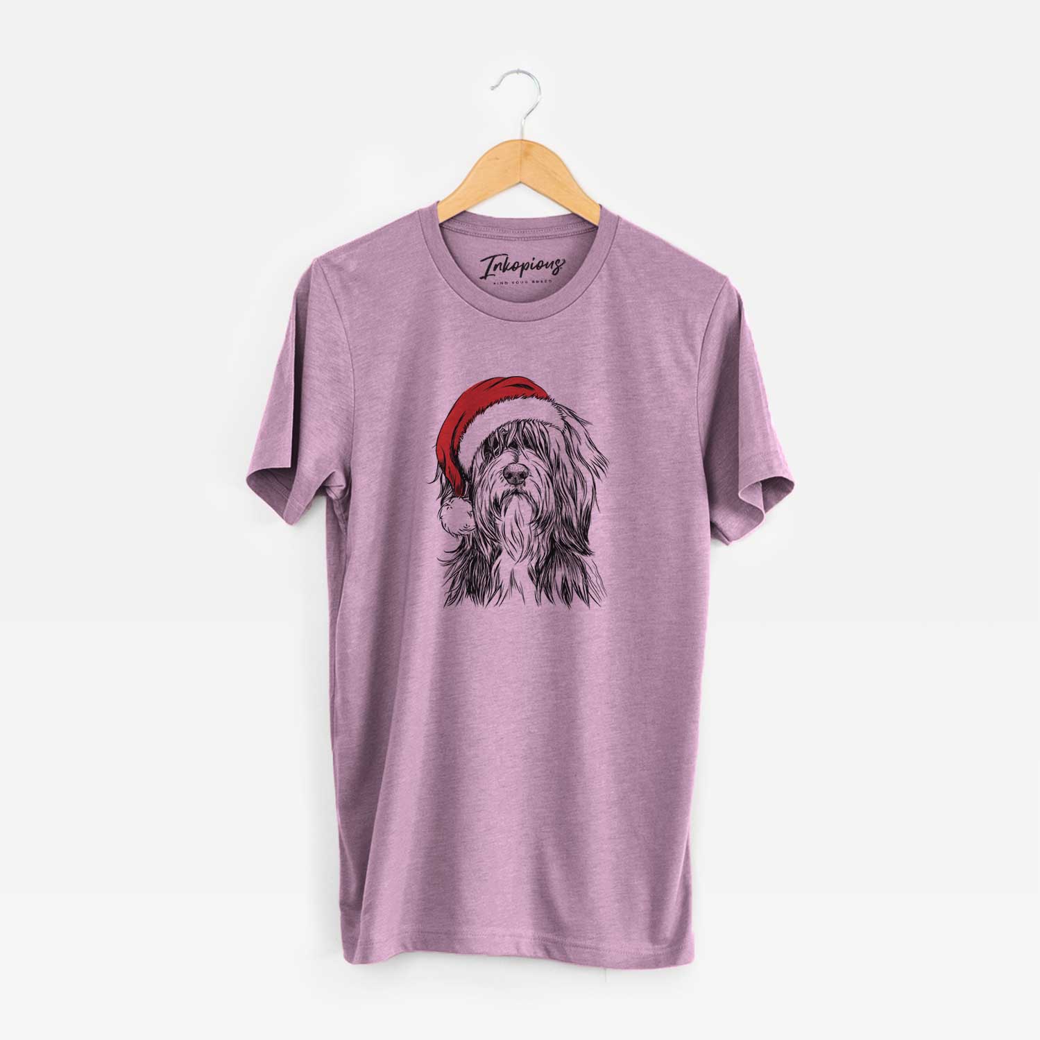 Santa Fiji the Polish Lowland Sheepdog - Unisex Crewneck