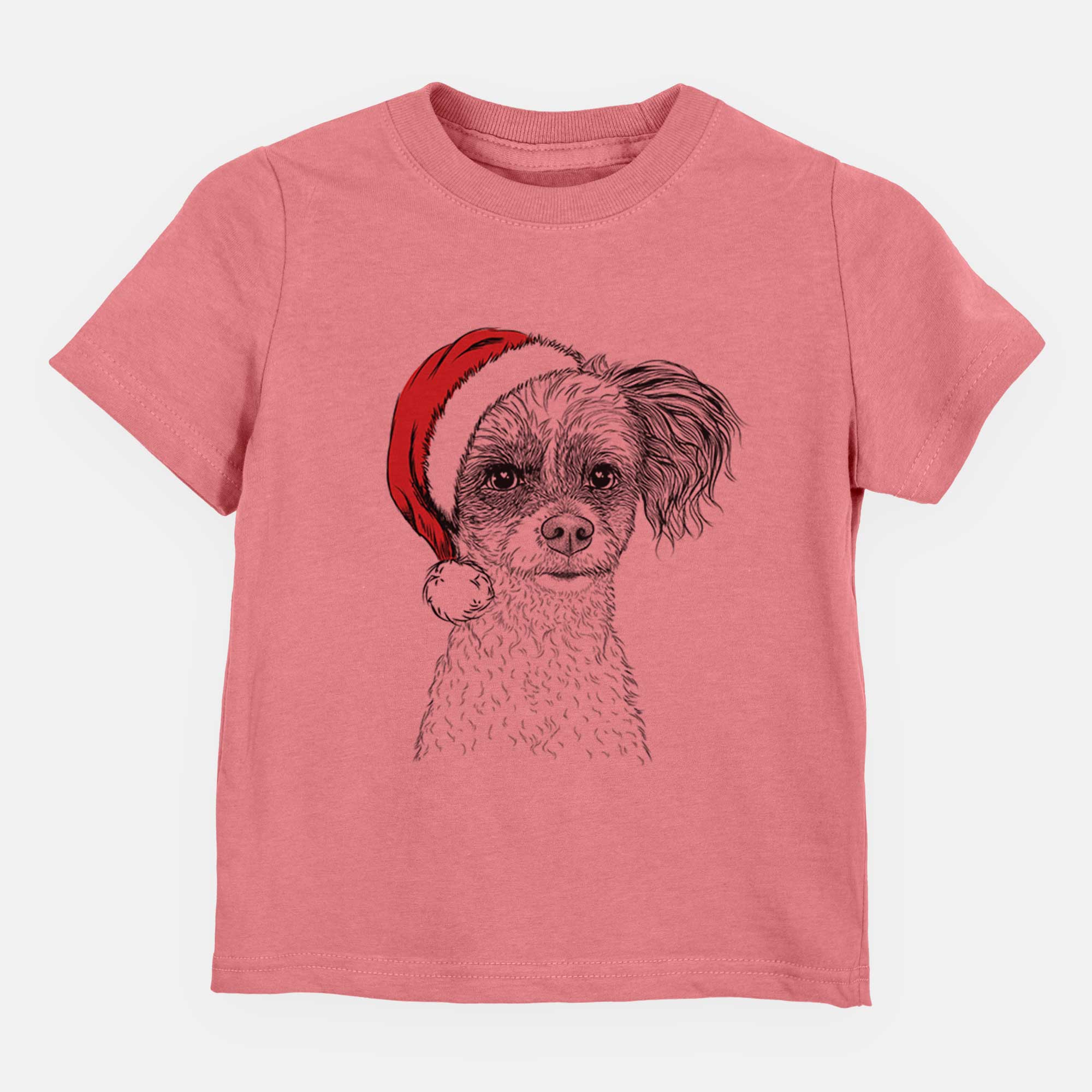 Santa Finley Beth the Papillon Mix - Kids/Youth/Toddler Shirt