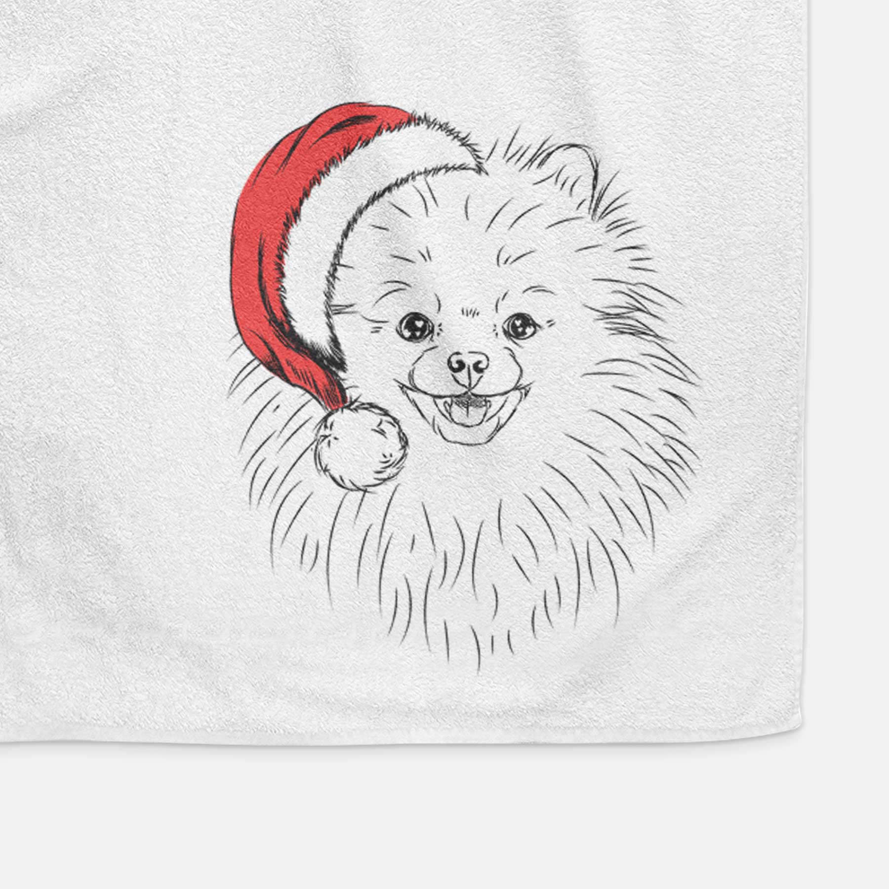 Finn the Pomeranian Decorative Hand Towel