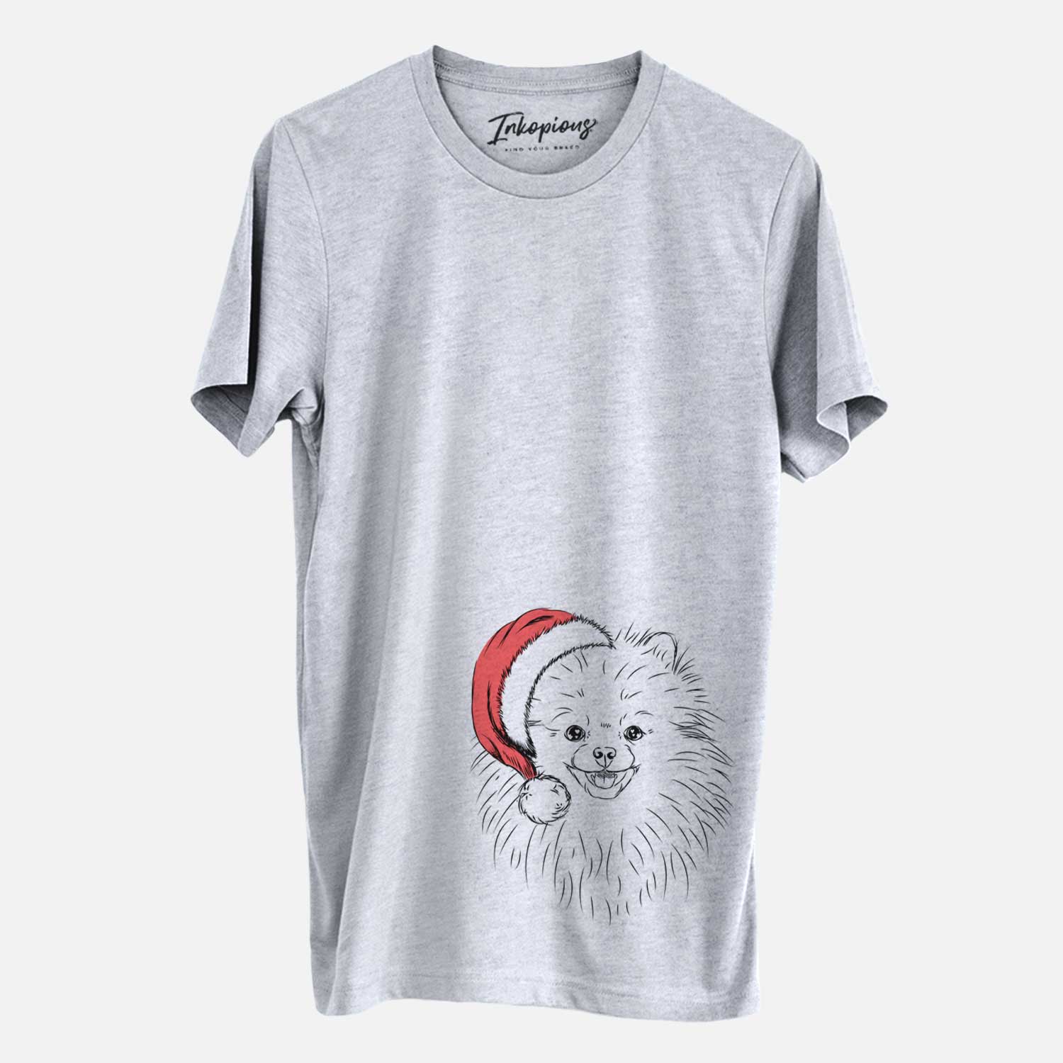 Santa Finn the Pomeranian - Unisex Crewneck