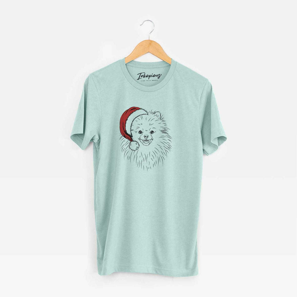 Santa Finn the Pomeranian - Unisex Crewneck