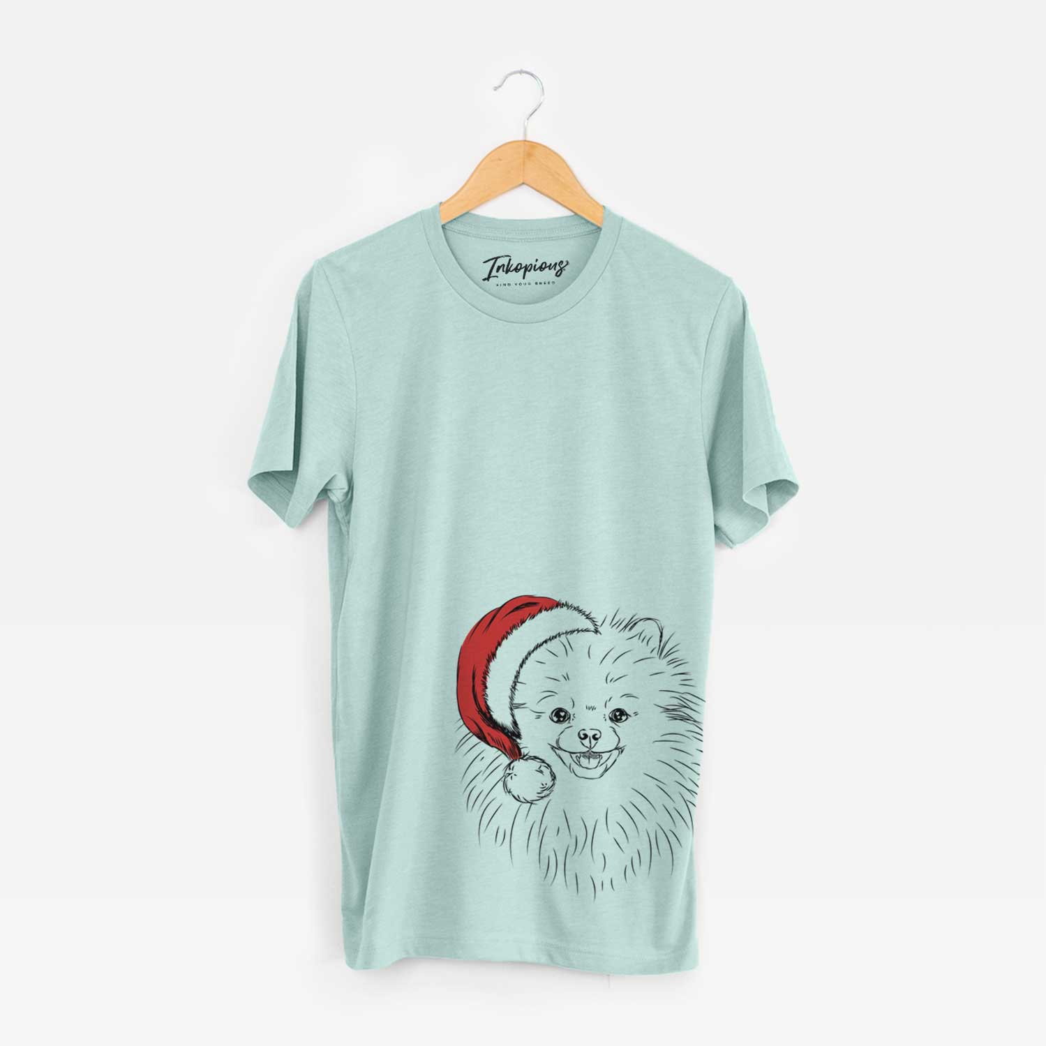 Santa Finn the Pomeranian - Unisex Crewneck