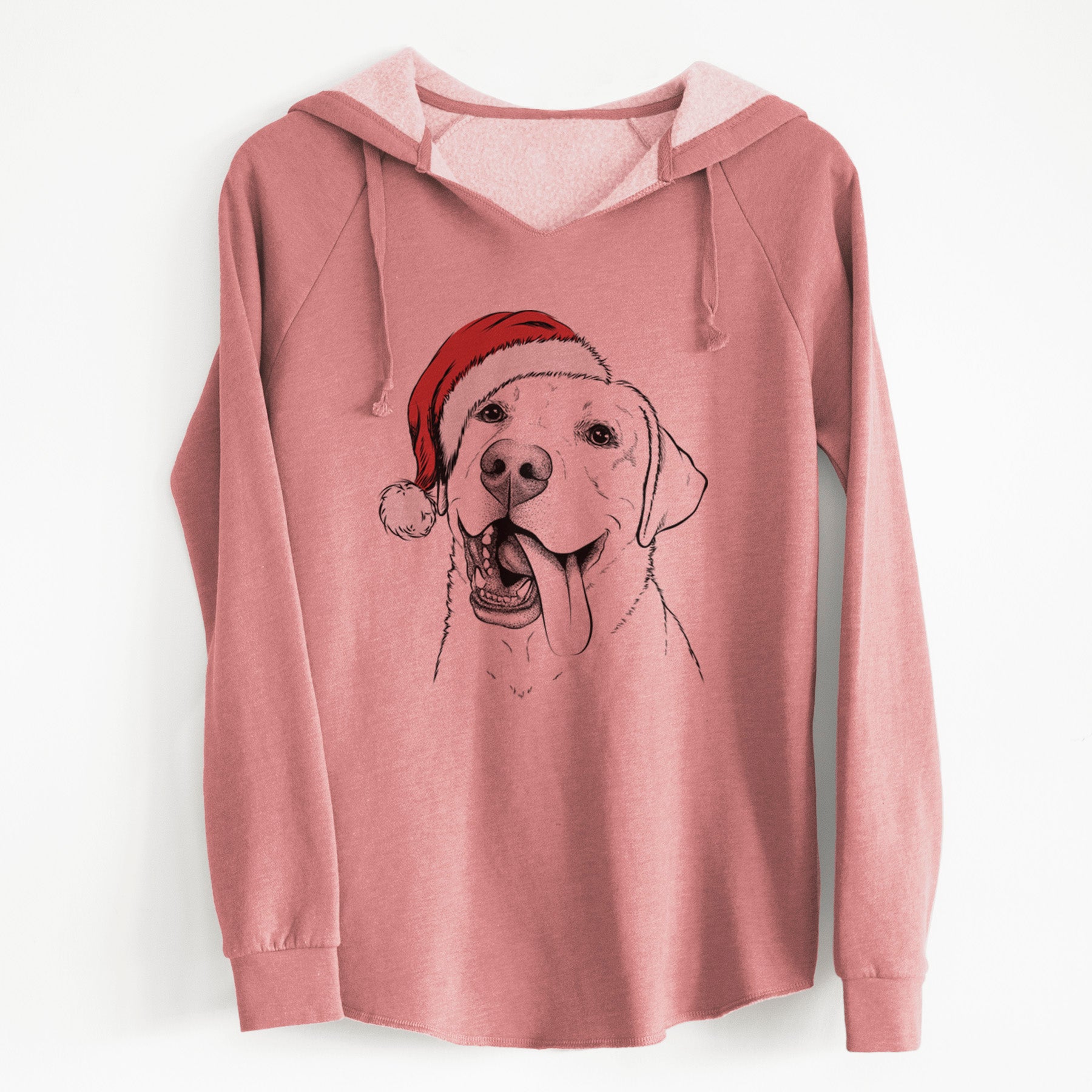 Santa Finn the Labrador Retriever - Cali Wave Hooded Sweatshirt