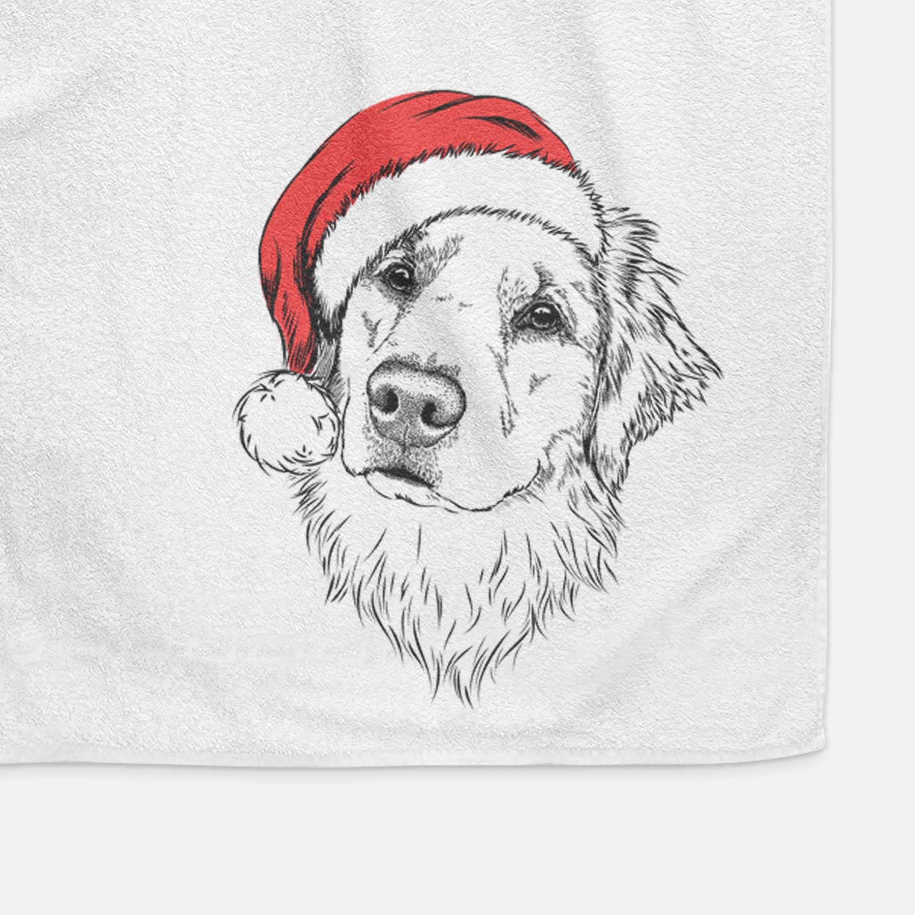 Fiona the Golden Retriever Decorative Hand Towel