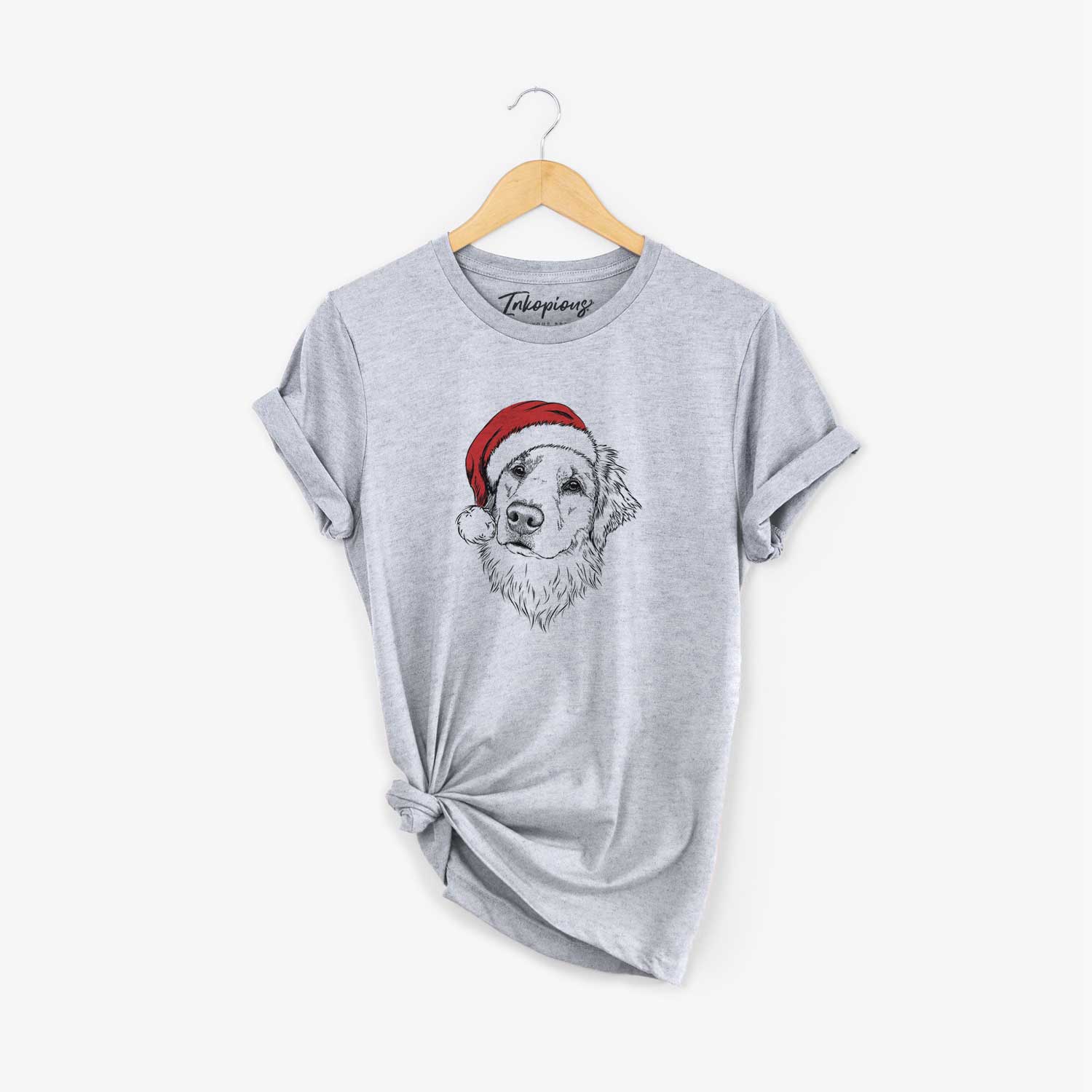 Santa Fiona the Golden Retriever - Unisex Crewneck