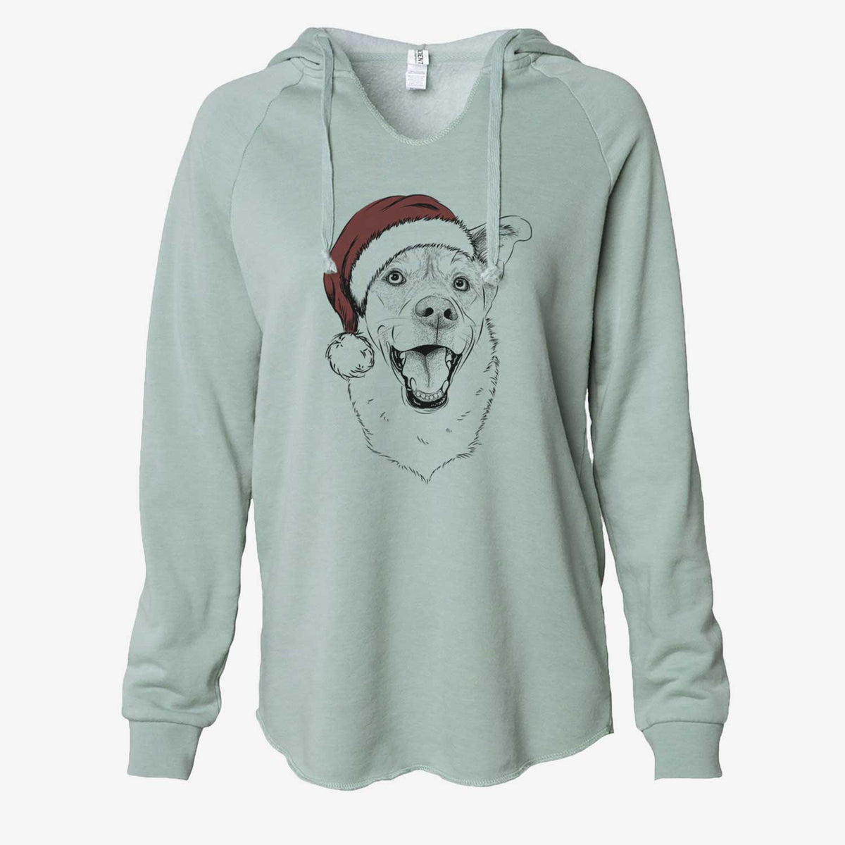 Fira the Saint Bernard Husky Mix - Cali Wave Hooded Sweatshirt