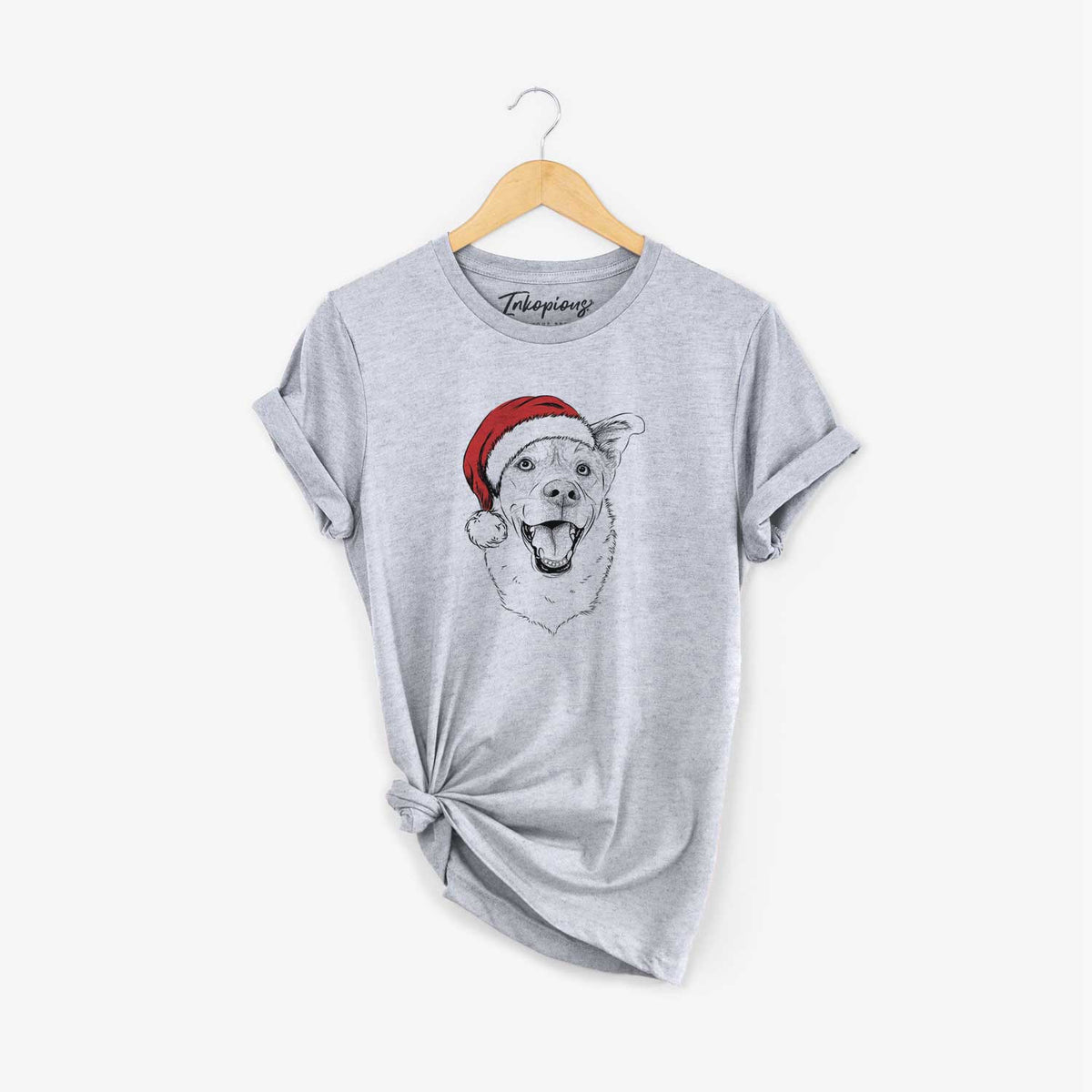 Santa Fira the Saint Bernard Husky Mix - Unisex Crewneck