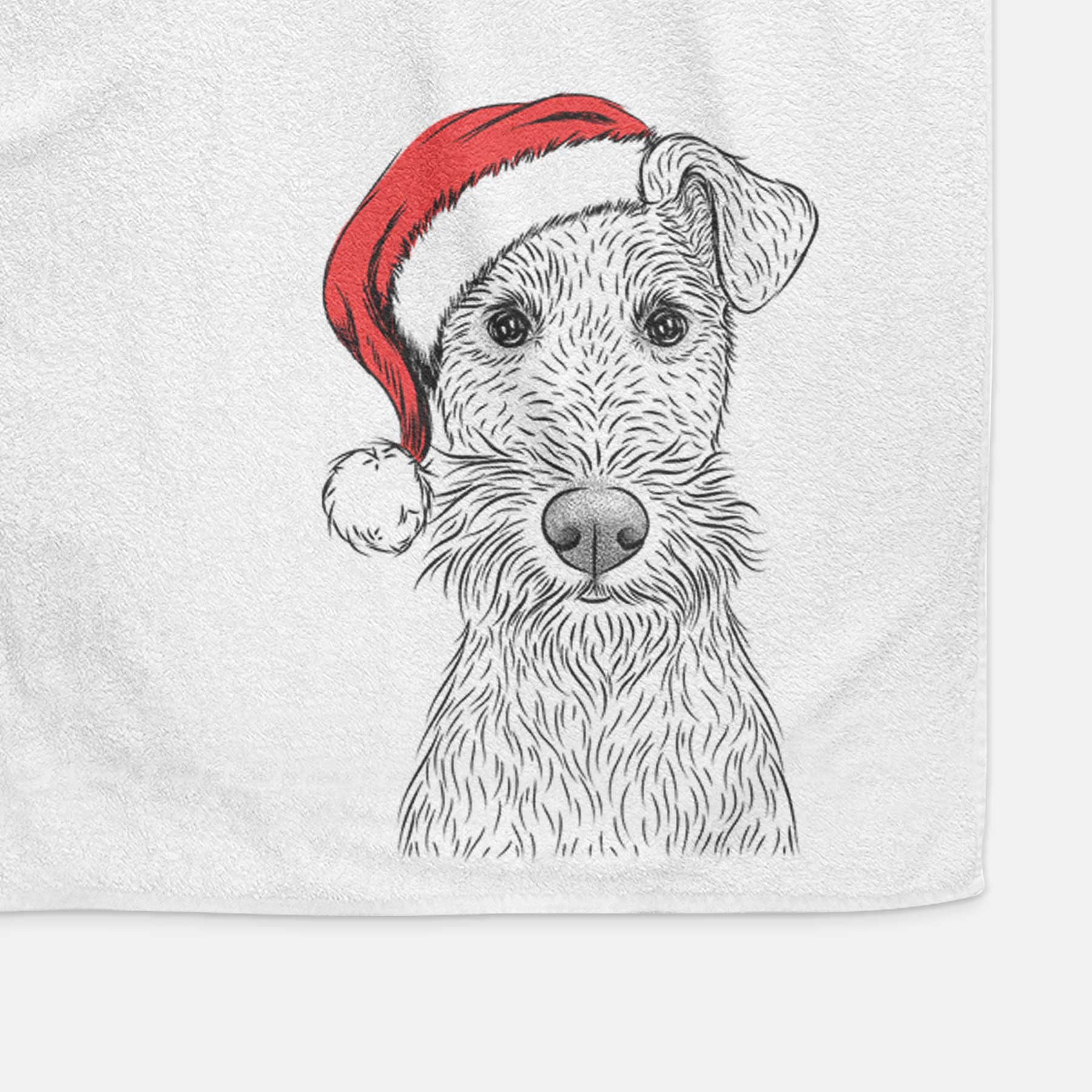 Fitz the Wire Fox Terrier Decorative Hand Towel