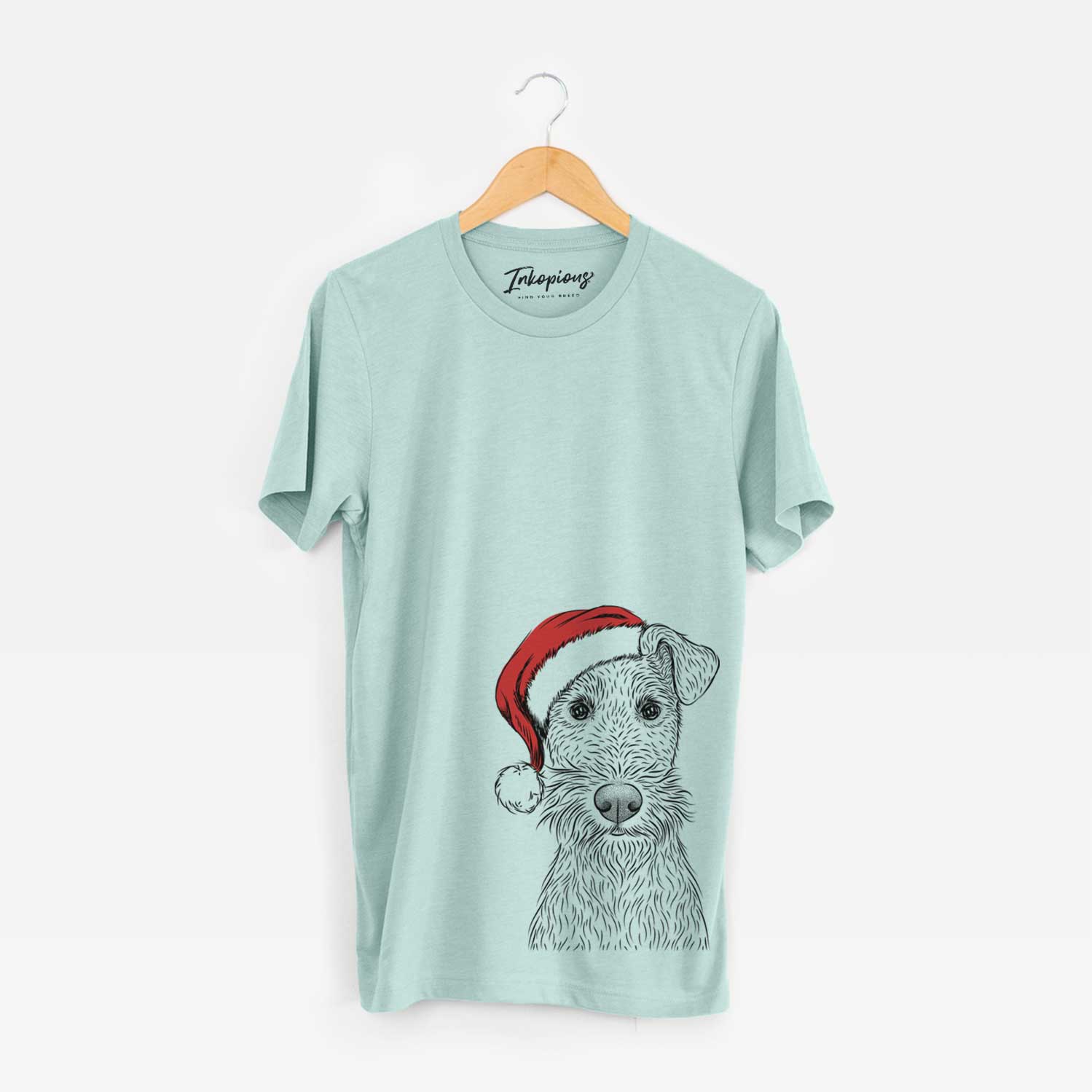 Santa Fitz the Wire Fox Terrier - Unisex Crewneck