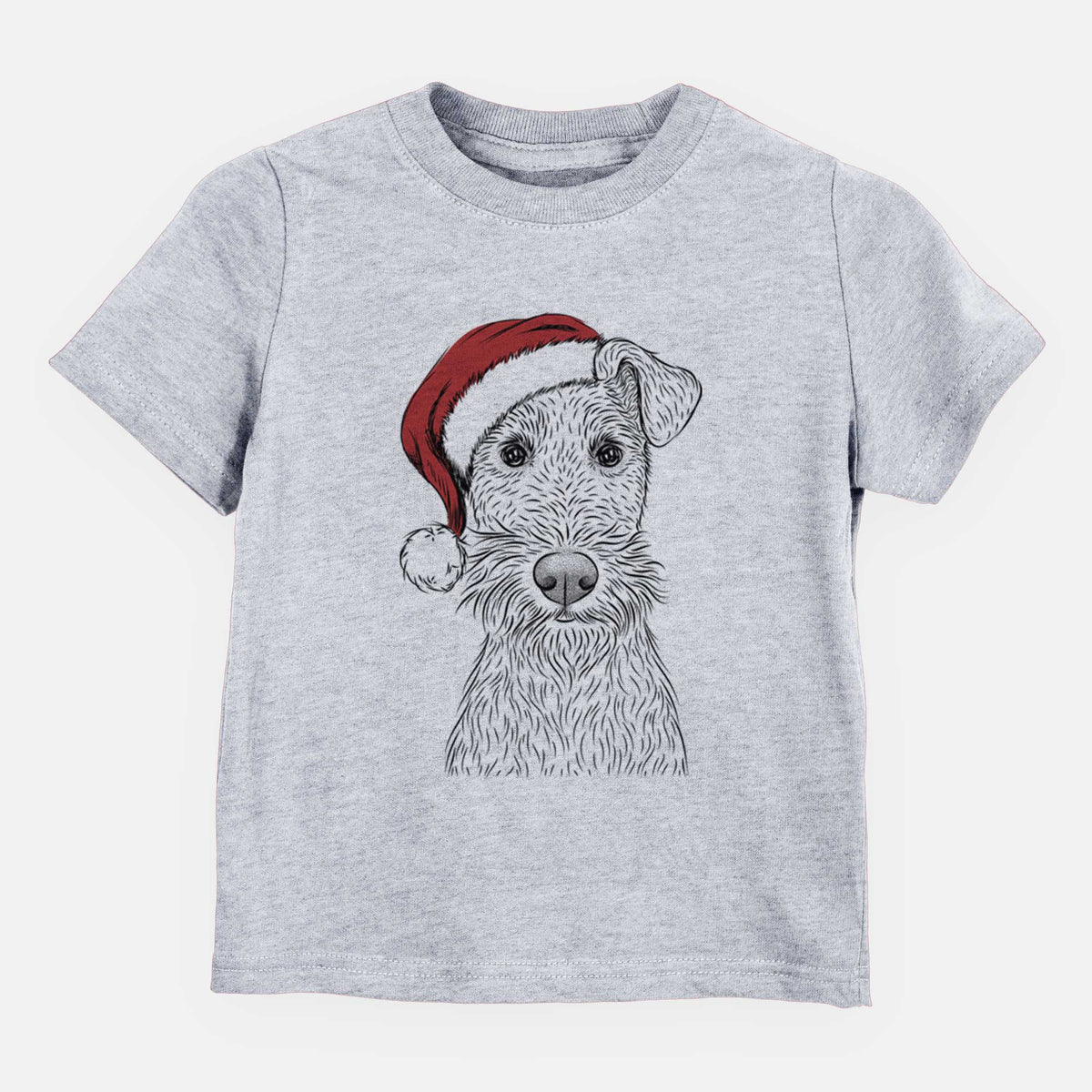 Santa Fitz the Wire Fox Terrier - Kids/Youth/Toddler Shirt