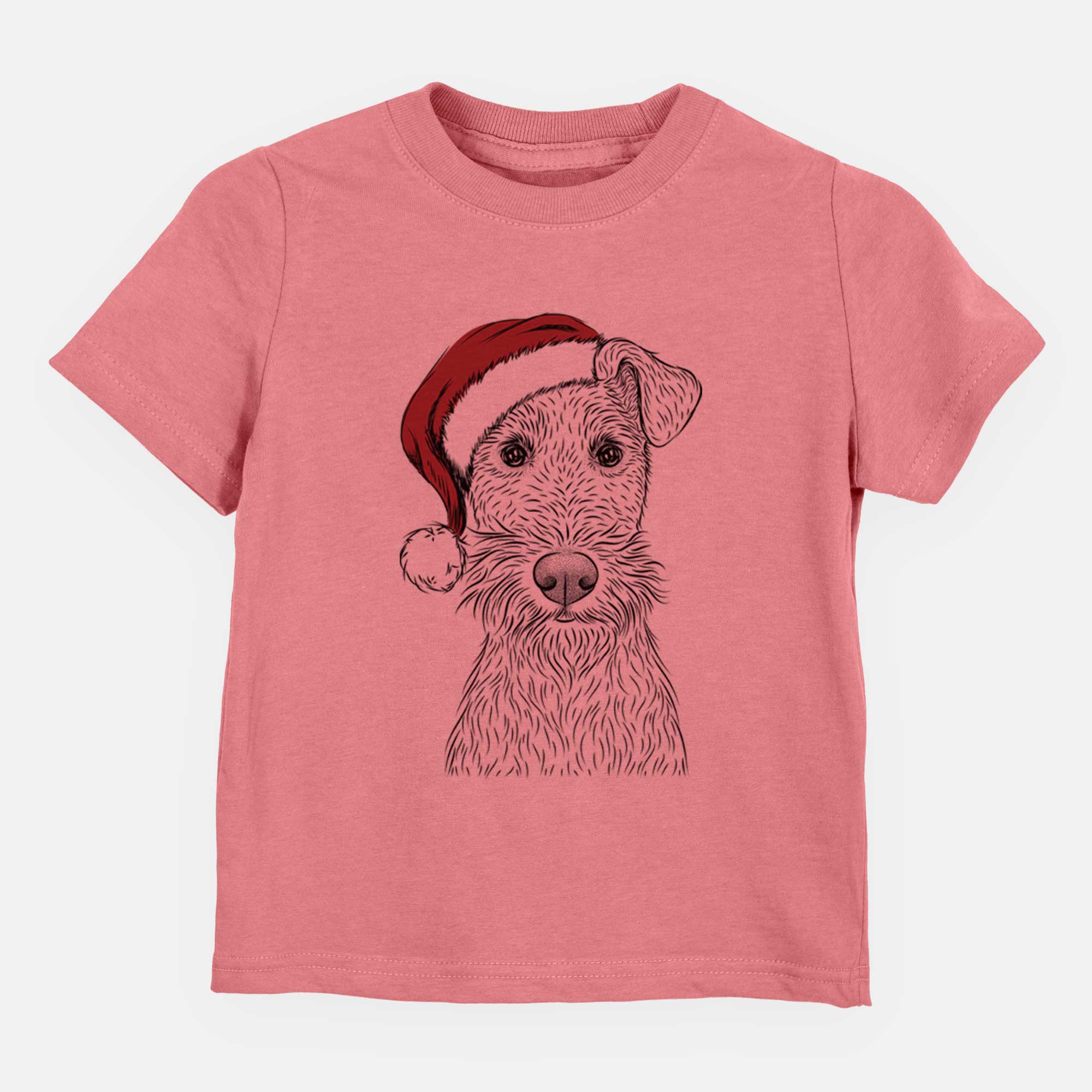 Santa Fitz the Wire Fox Terrier - Kids/Youth/Toddler Shirt