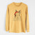 Santa Flower the Rex Rabbit - Heavyweight 100% Cotton Long Sleeve