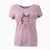 Santa Flower the Rex Rabbit - Women's V-neck Shirt