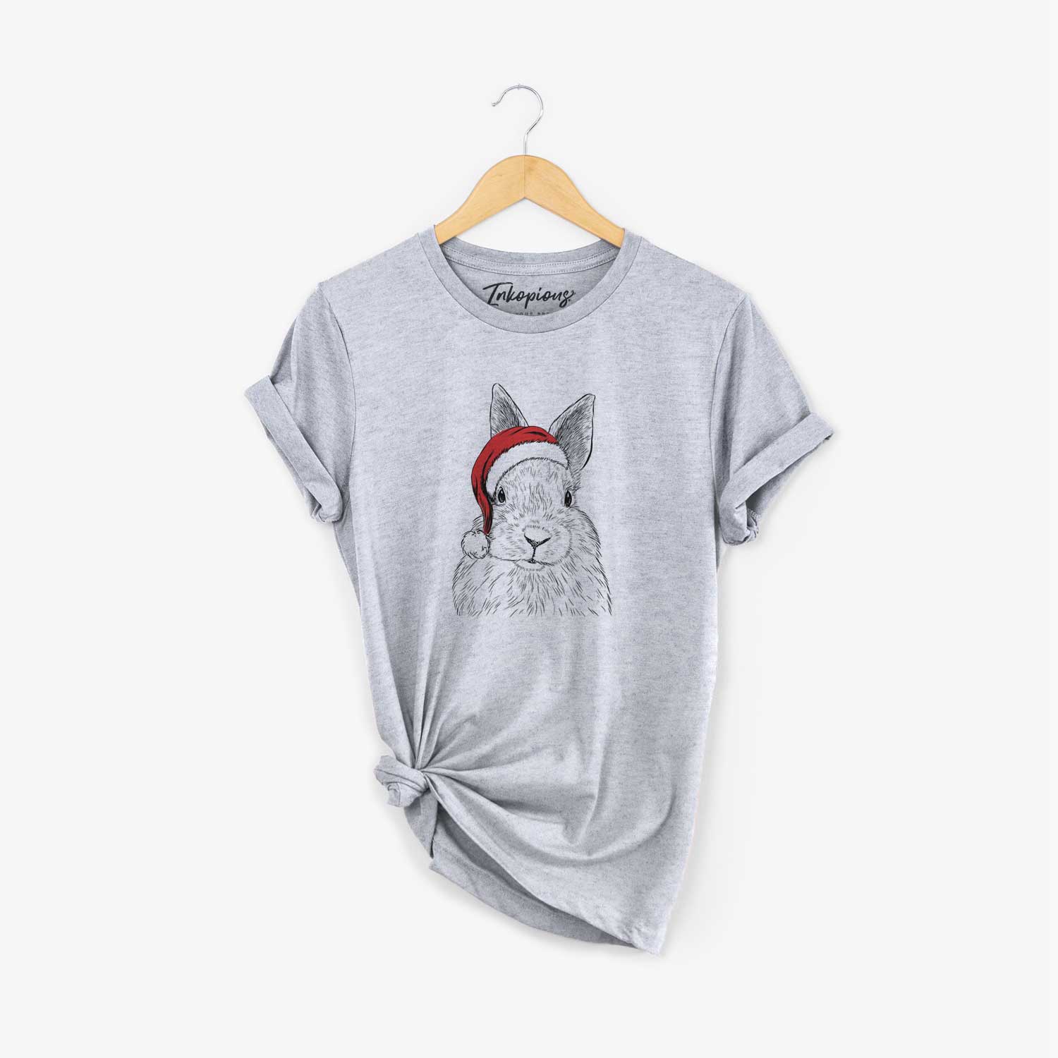 Santa Flower the Rex Rabbit - Unisex Crewneck