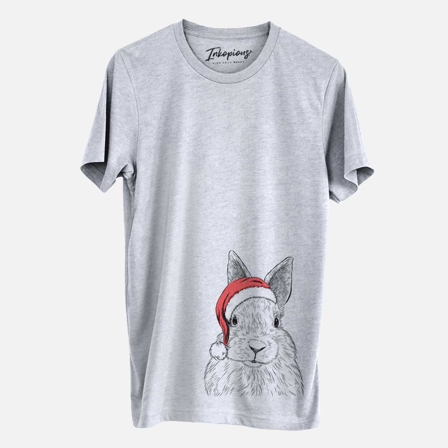 Santa Flower the Rex Rabbit - Unisex Crewneck