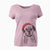 Santa Floydie Bear the Boxer - Women's V-neck Shirt