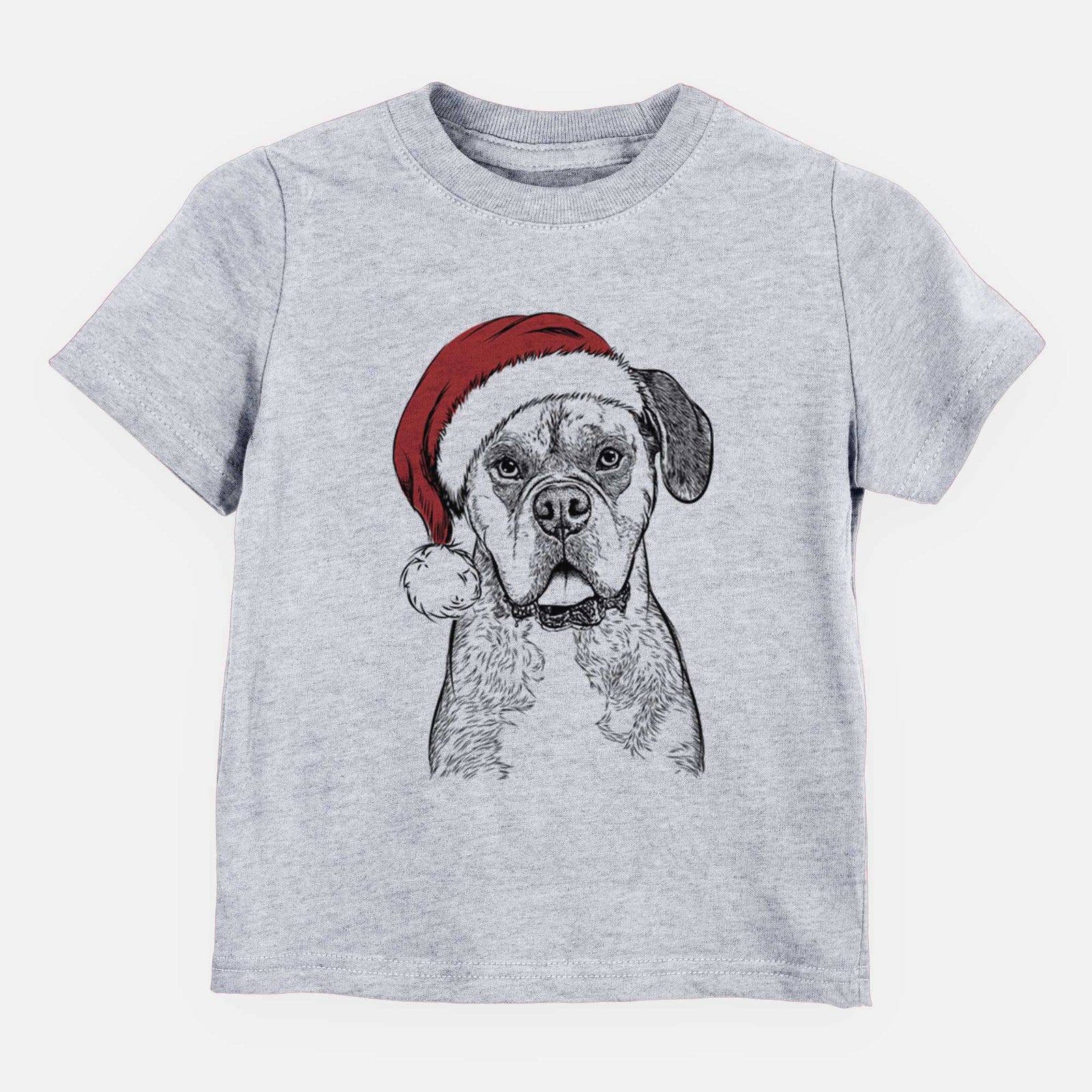 Santa Floydie Bear the Boxer - Kids/Youth/Toddler Shirt