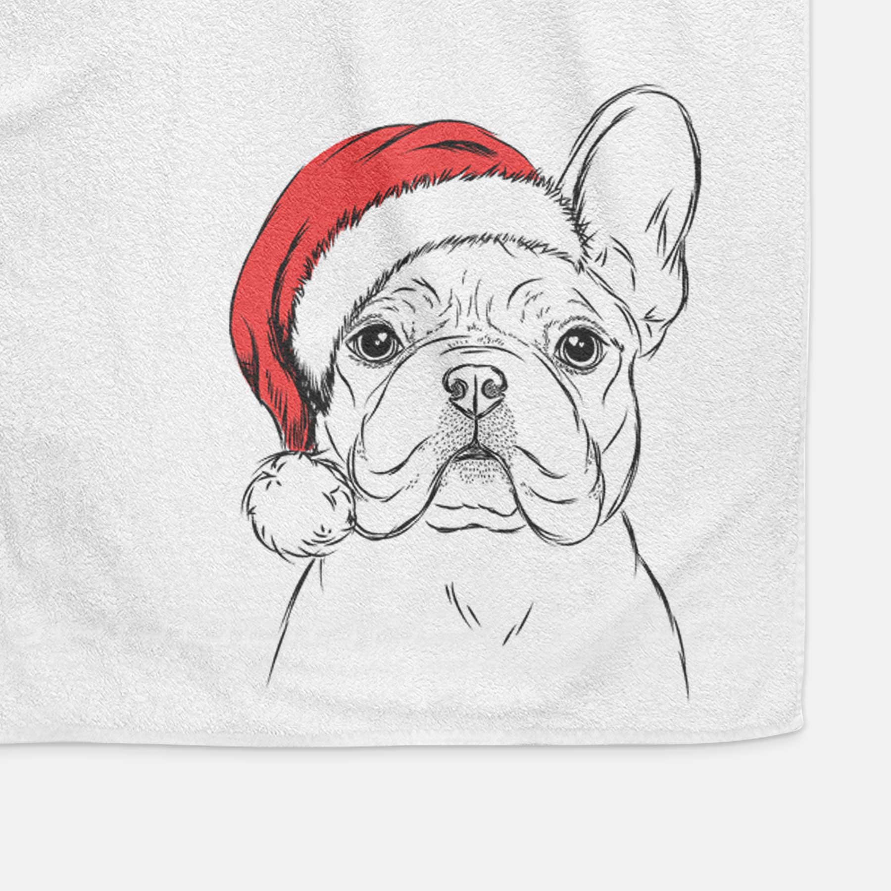 Franco the French Bulldog Decorative Hand Towel