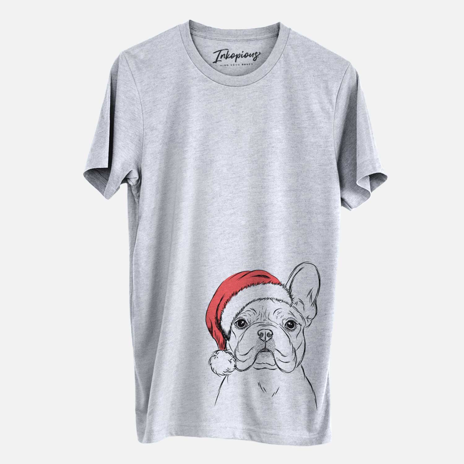 Santa Franco the French Bulldog - Unisex Crewneck