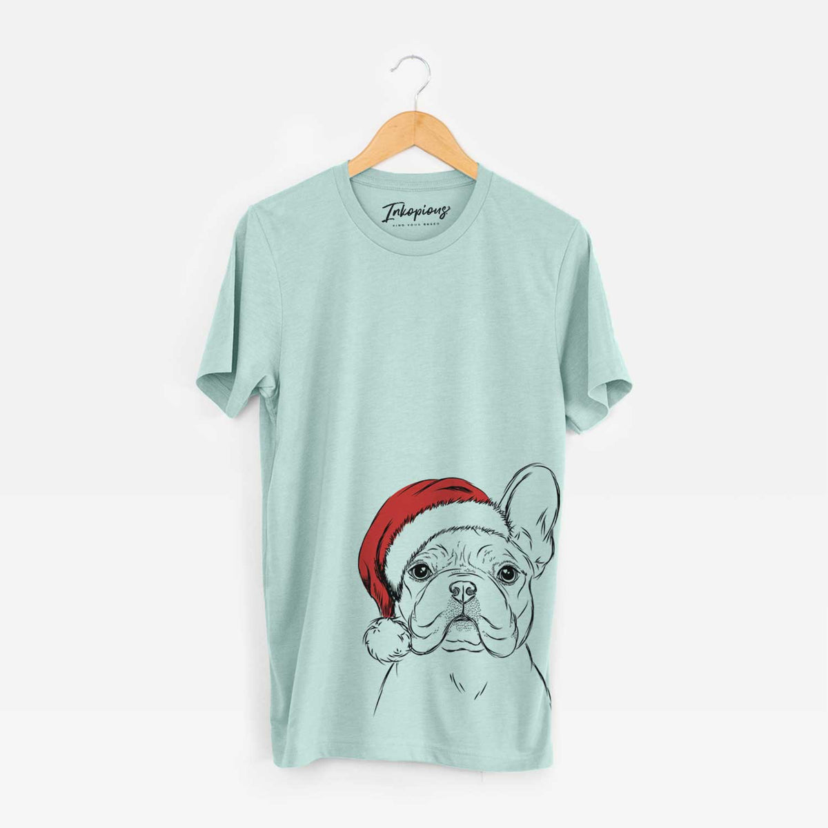 Santa Franco the French Bulldog - Unisex Crewneck