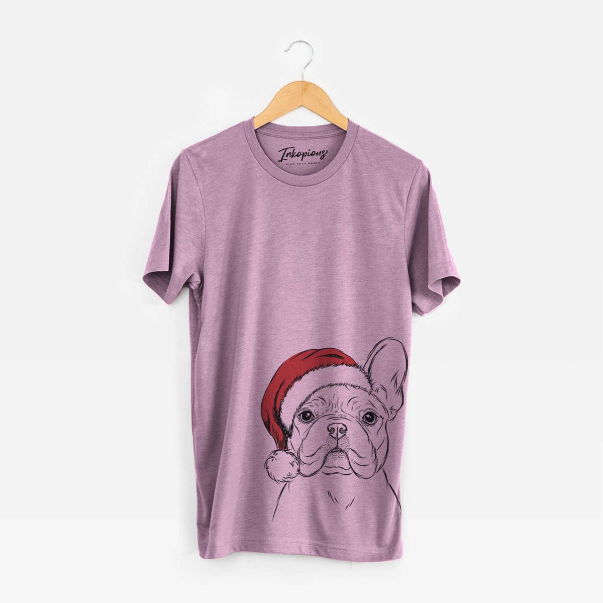 Santa Franco the French Bulldog - Unisex Crewneck