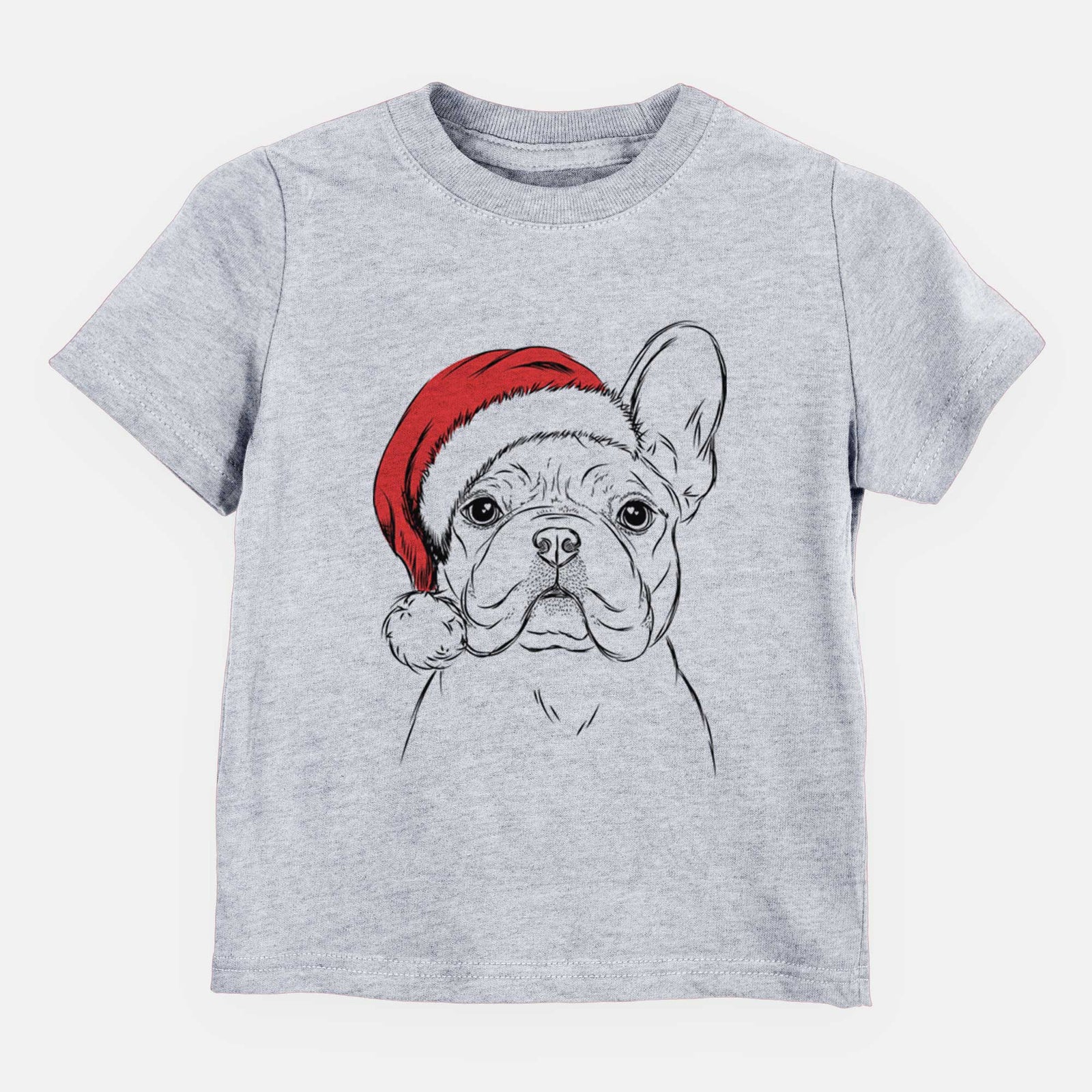 Santa Franco the French Bulldog - Kids/Youth/Toddler Shirt