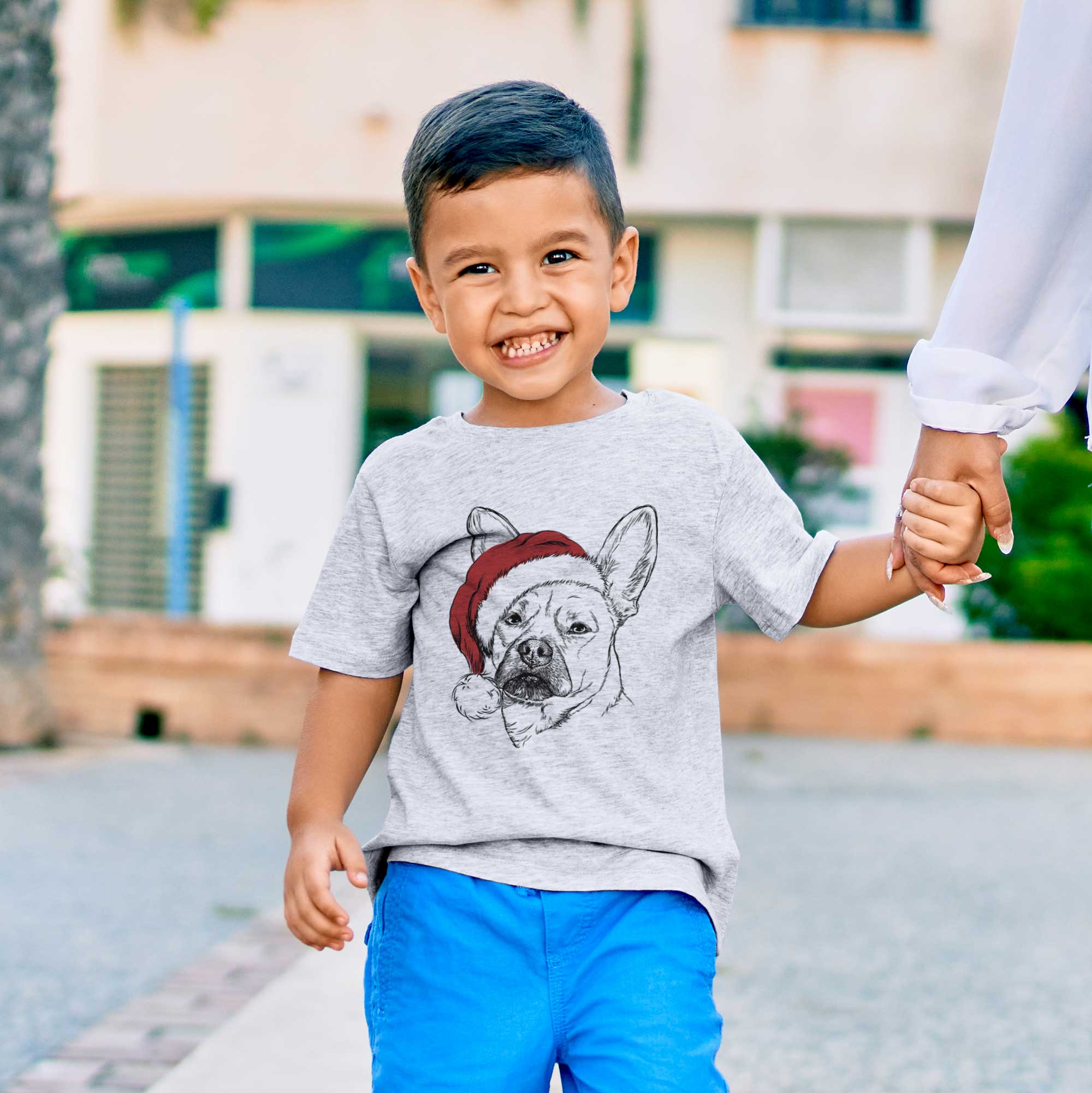 Santa Frankie the Mixed Breed - Kids/Youth/Toddler Shirt