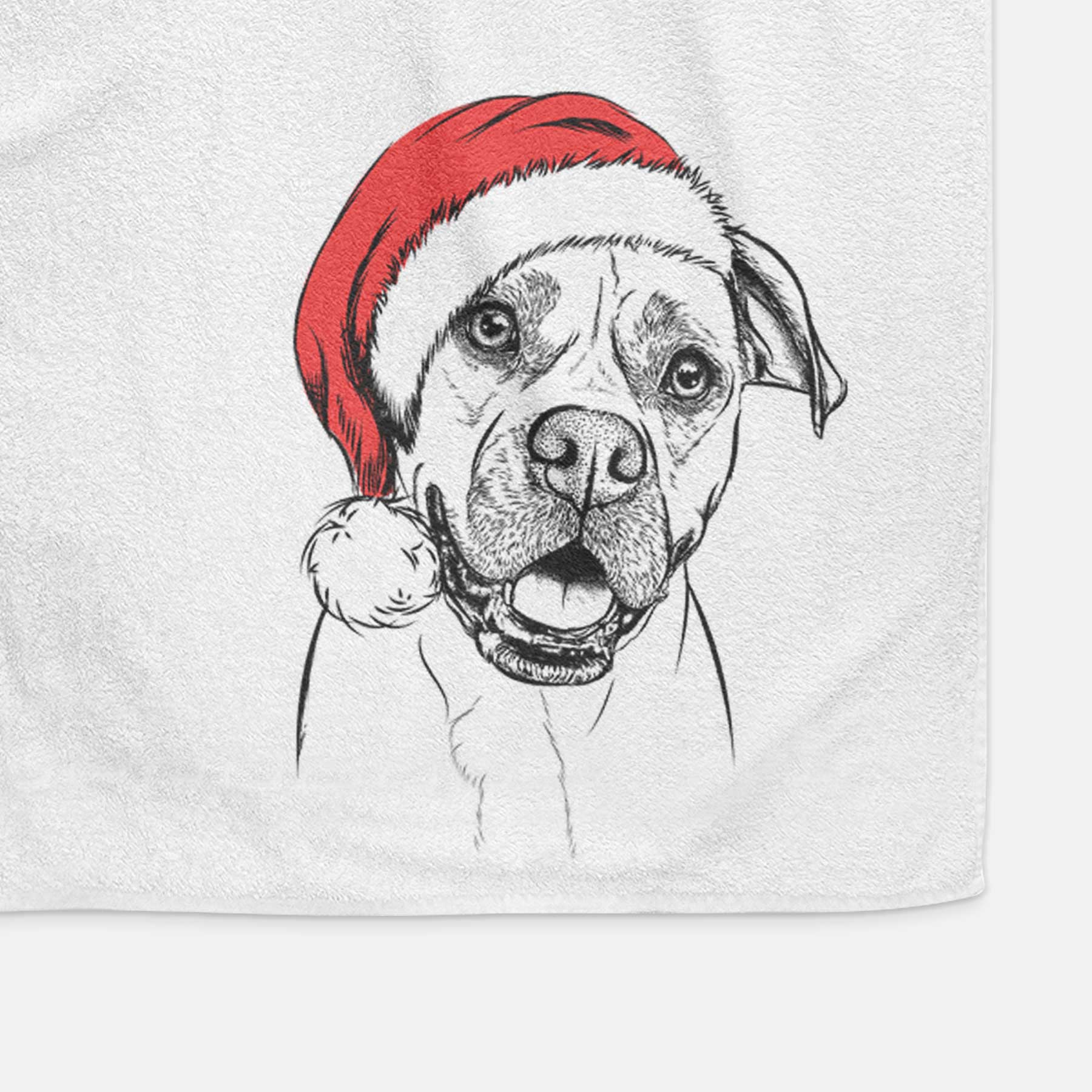 Frankie Tankie the Boxer Mix Decorative Hand Towel